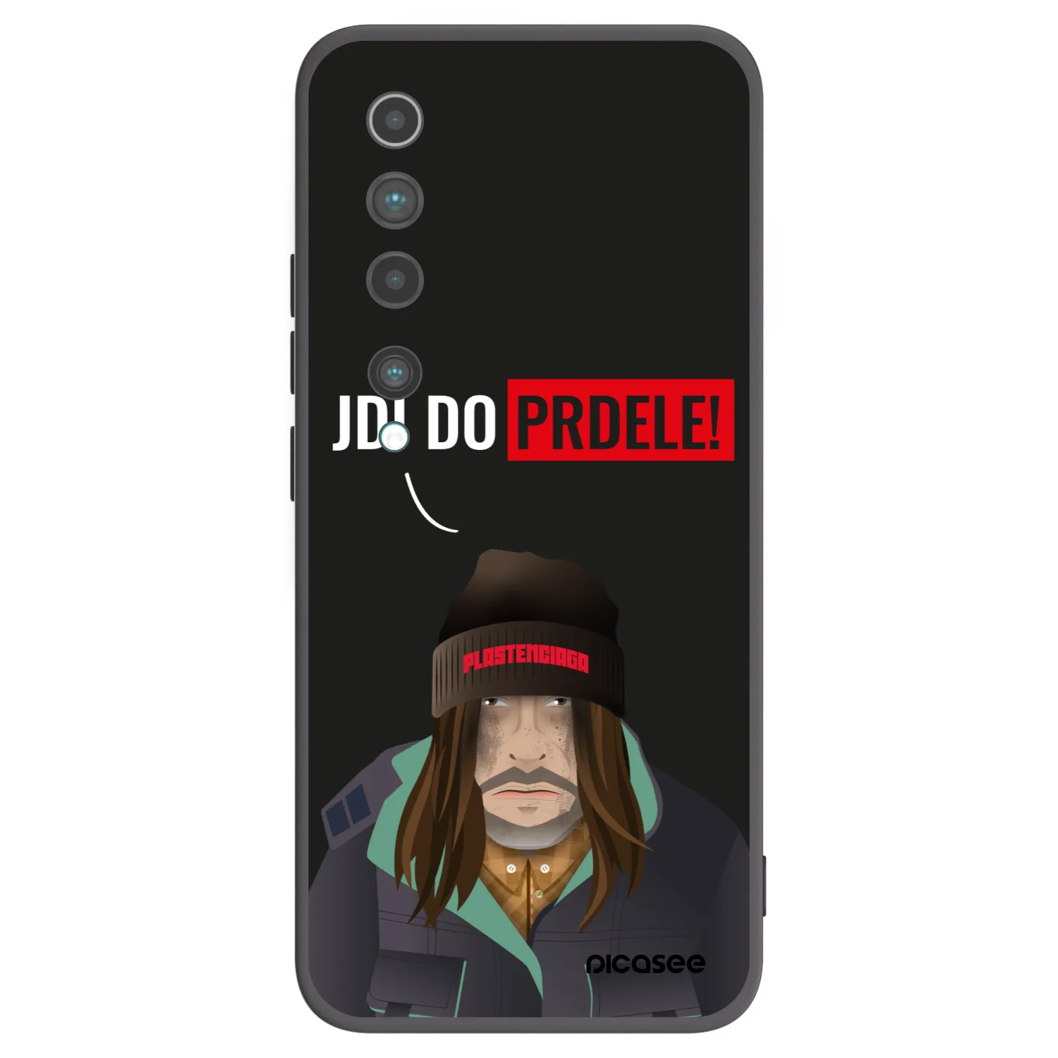 Picasee fekete szilikon tok az alábbi mobiltelefonokra Xiaomi Mi 10 - Bezďák