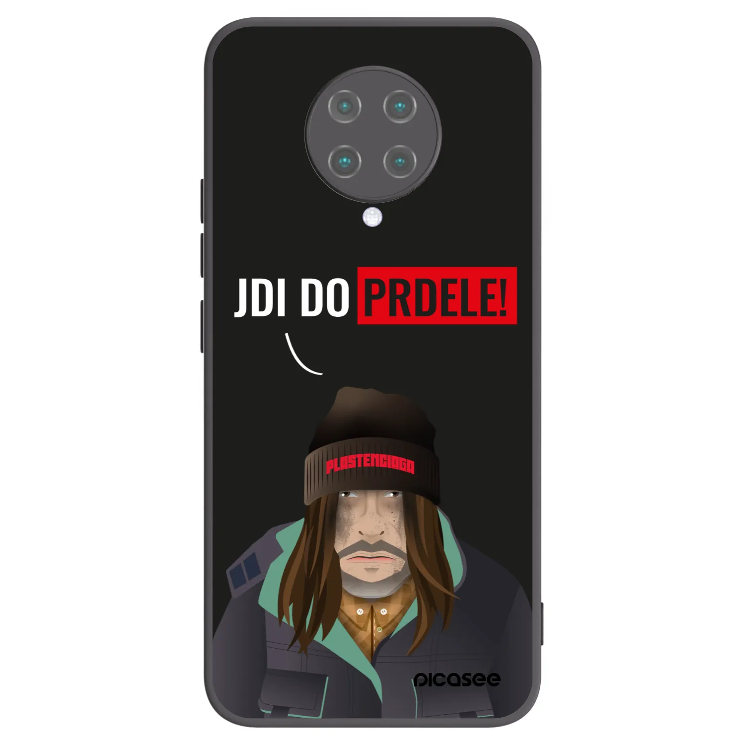 Picasee fekete szilikon tok az alábbi mobiltelefonokra Xiaomi Poco F2 Pro - Bezďák