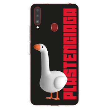 Picasee átlátszó szilikon tok az alábbi mobiltelefonokra Samsung Galaxy A20s - Kiky Ricky