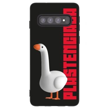 Picasee fekete szilikon tok az alábbi mobiltelefonokra Samsung Galaxy S10 G973 - Kiky Ricky