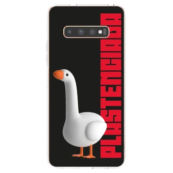 Picasee átlátszó szilikon tok az alábbi mobiltelefonokra Samsung Galaxy S10 Plus G975 - Kiky Ricky