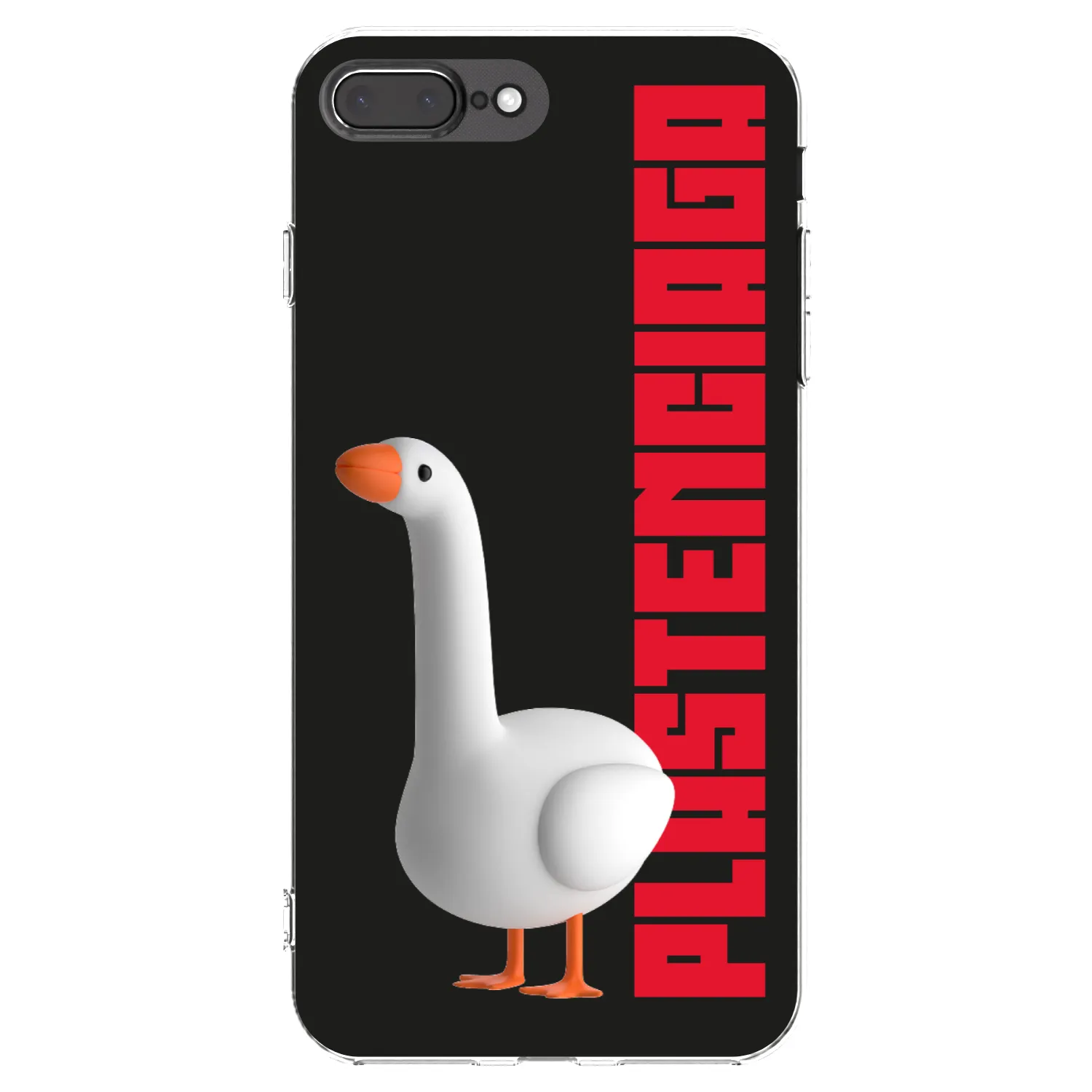 Picasee átlátszó szilikon tok az alábbi mobiltelefonokra Apple iPhone 7 Plus - Kiky Ricky