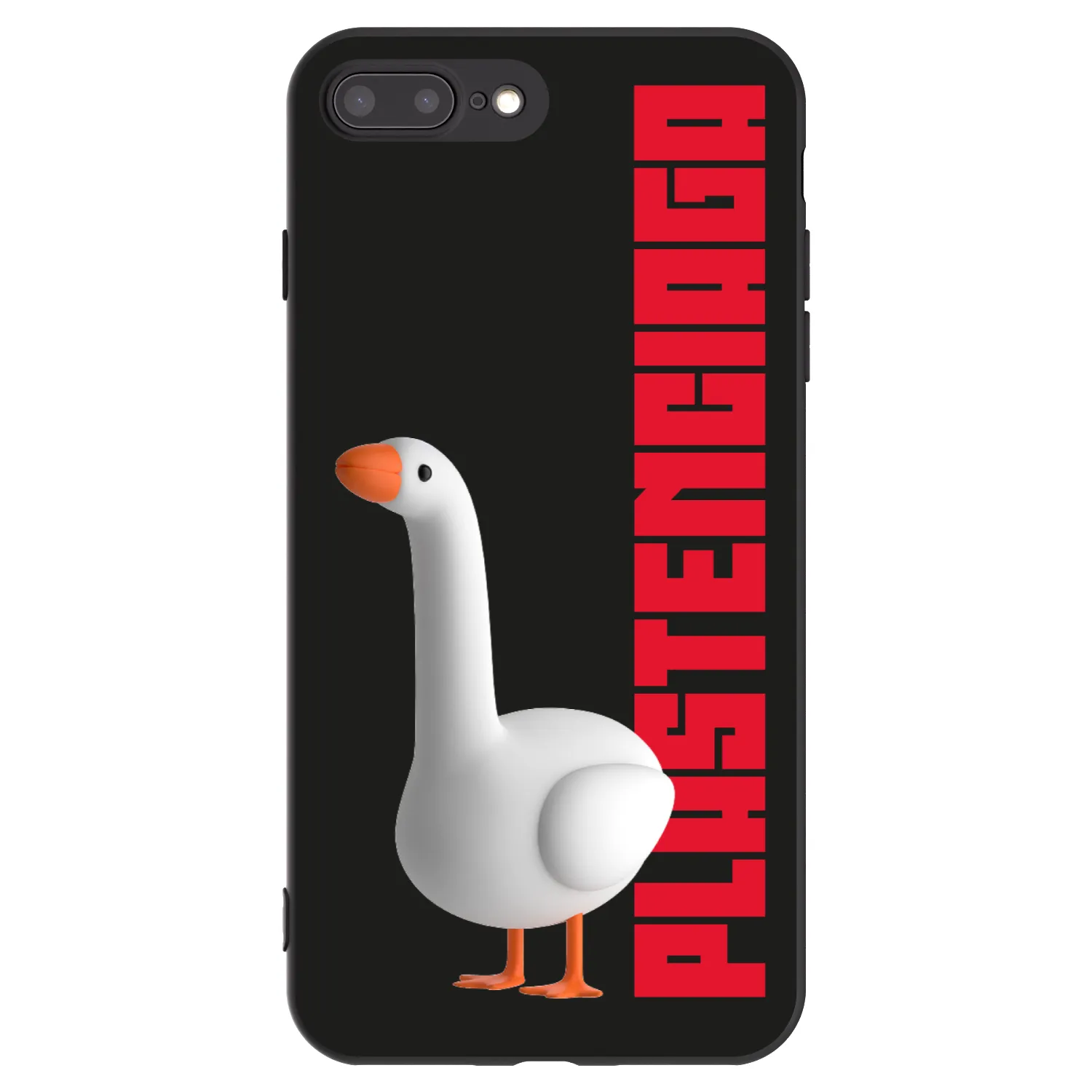 Picasee fekete szilikon tok az alábbi mobiltelefonokra Apple iPhone 8 Plus - Kiky Ricky