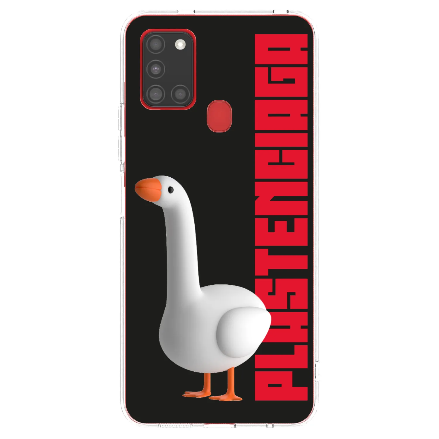 Picasee átlátszó szilikon tok az alábbi mobiltelefonokra Samsung Galaxy A21s - Kiky Ricky