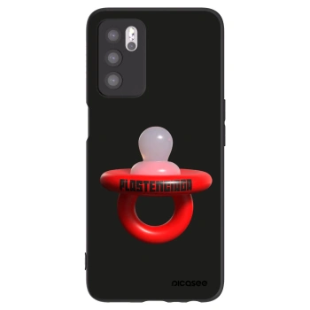 Picasee fekete szilikon tok az alábbi mobiltelefonokra OPPO A16 - Le Dudel