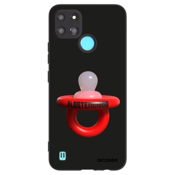 Picasee fekete szilikon tok az alábbi mobiltelefonokra Realme C21Y - Le Dudel