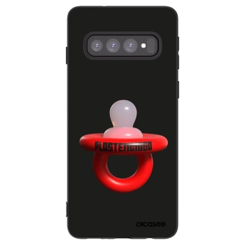 Picasee fekete szilikon tok az alábbi mobiltelefonokra Samsung Galaxy S10 G973 - Le Dudel