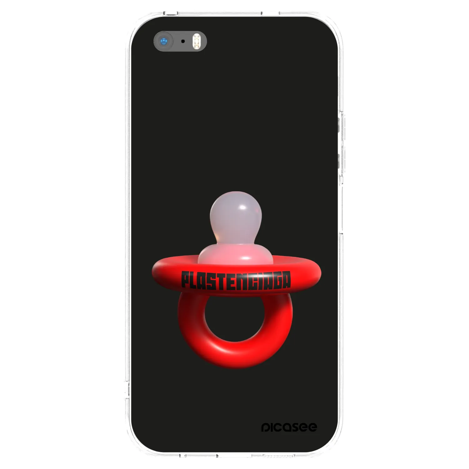 Picasee átlátszó szilikon tok az alábbi mobiltelefonokra Apple iPhone 5/5S/SE - Le Dudel