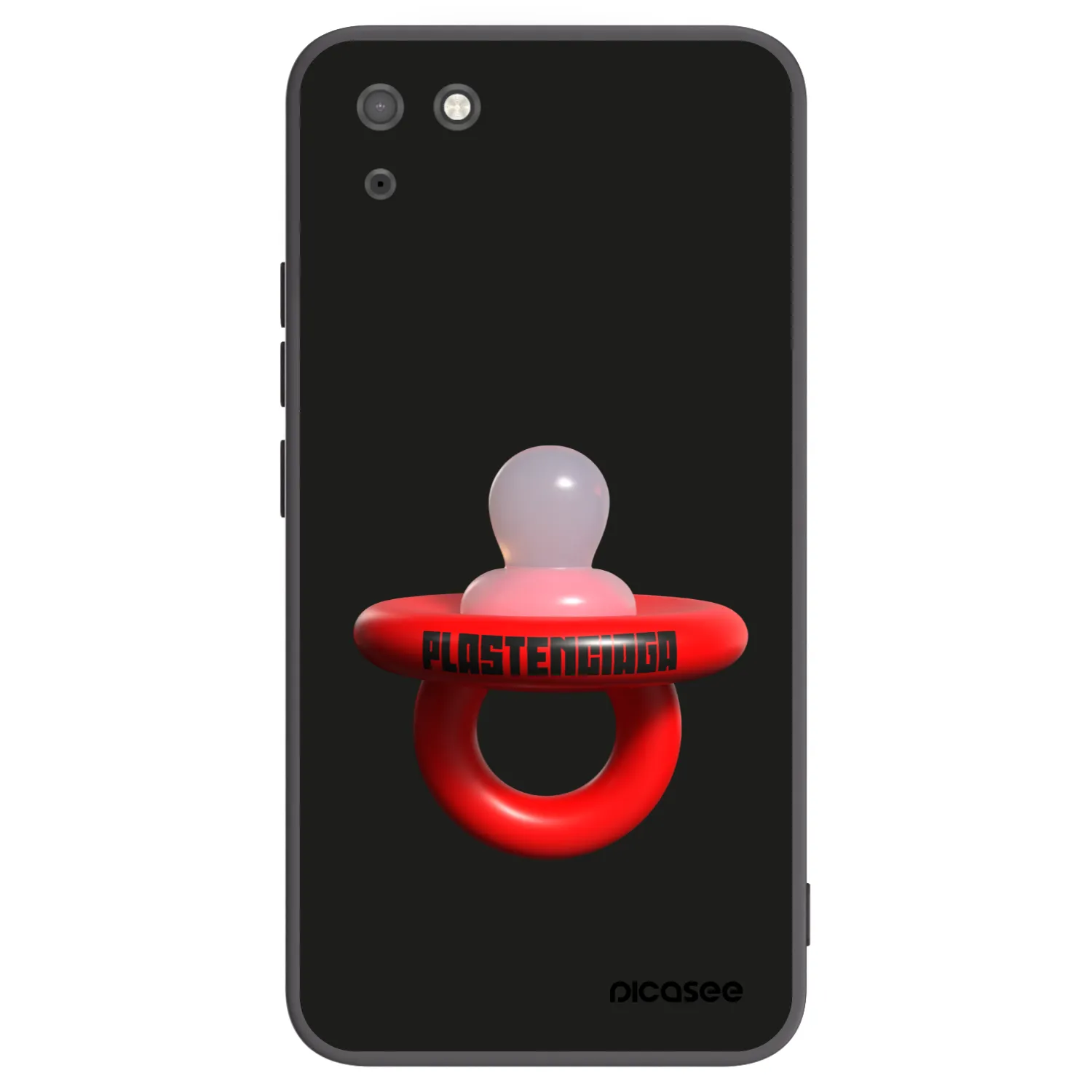 Picasee fekete szilikon tok az alábbi mobiltelefonokra Huawei Y5P - Le Dudel