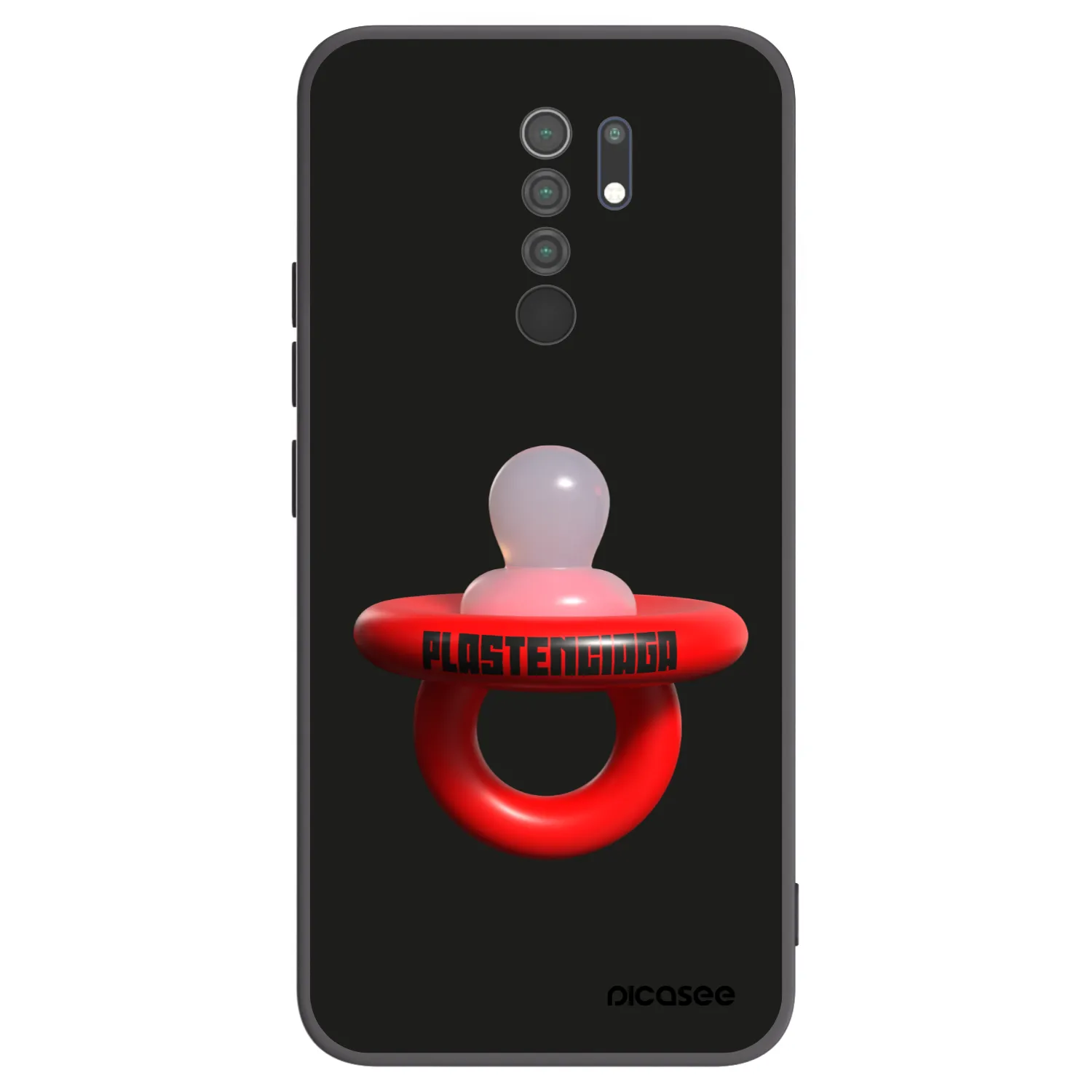 Picasee fekete szilikon tok az alábbi mobiltelefonokra Xiaomi Redmi 9 - Le Dudel