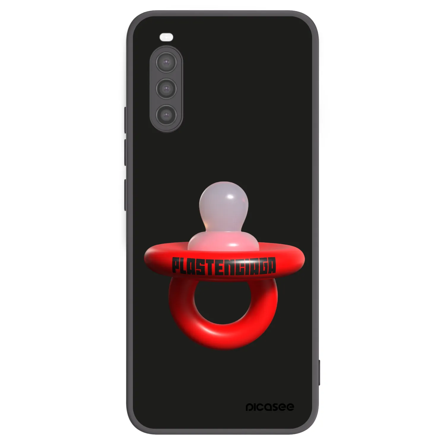 Picasee fekete szilikon tok az alábbi mobiltelefonokra Sony Xperia 10 II - Le Dudel