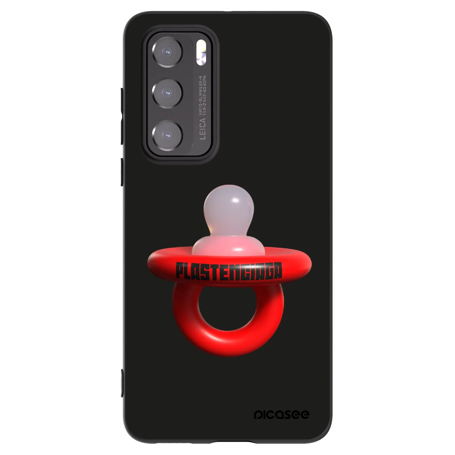 Picasee fekete szilikon tok az alábbi mobiltelefonokra Huawei P40 - Le Dudel