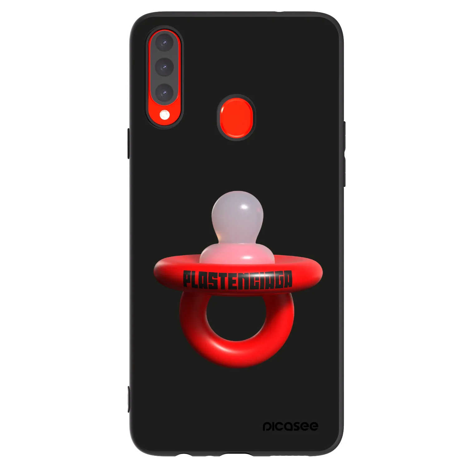 Picasee fekete szilikon tok az alábbi mobiltelefonokra Samsung Galaxy A20s - Le Dudel