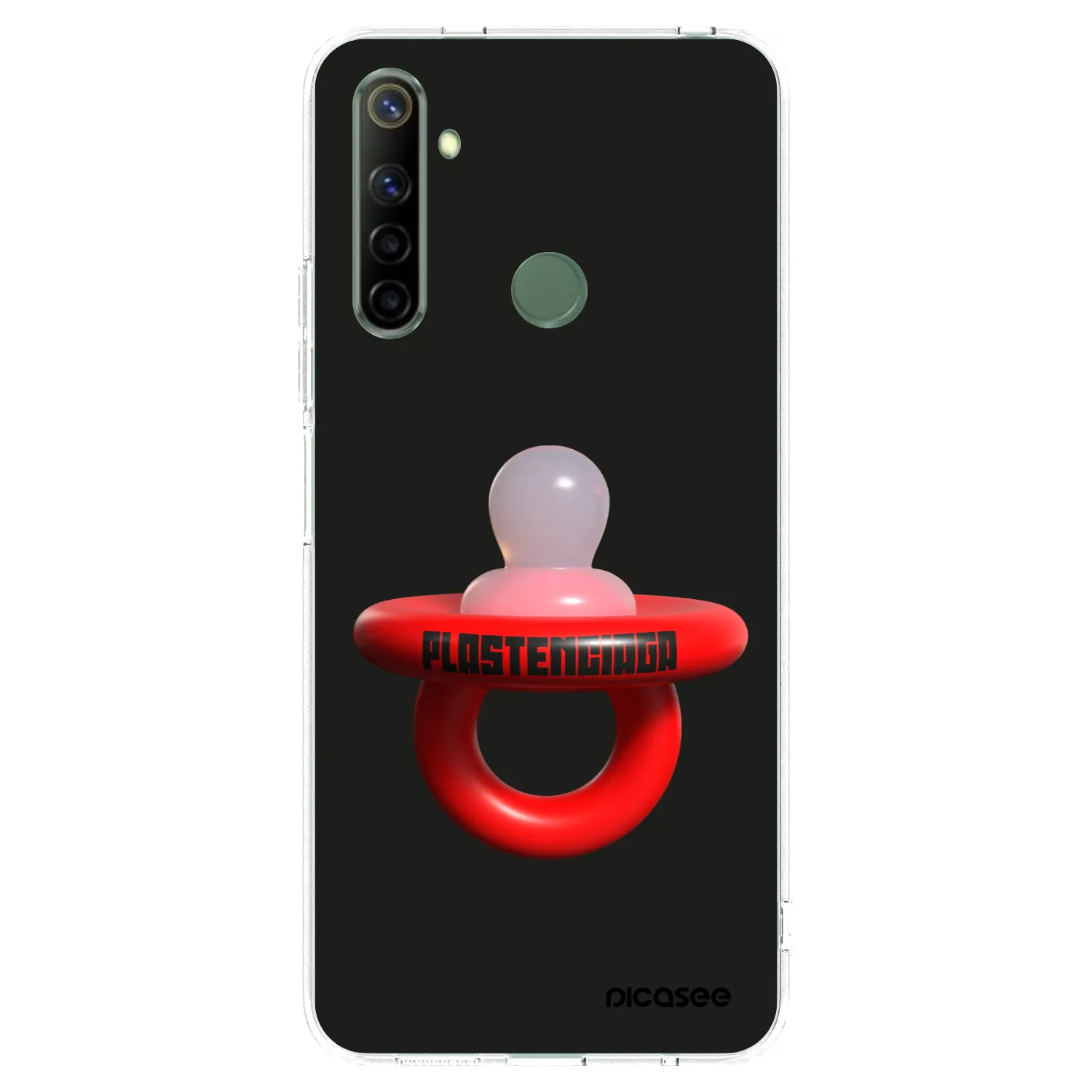 Picasee átlátszó szilikon tok az alábbi mobiltelefonokra Realme 6i - Le Dudel