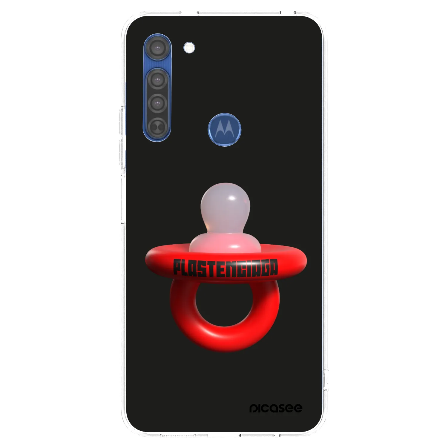 Picasee átlátszó szilikon tok az alábbi mobiltelefonokra Motorola Moto G8 - Le Dudel