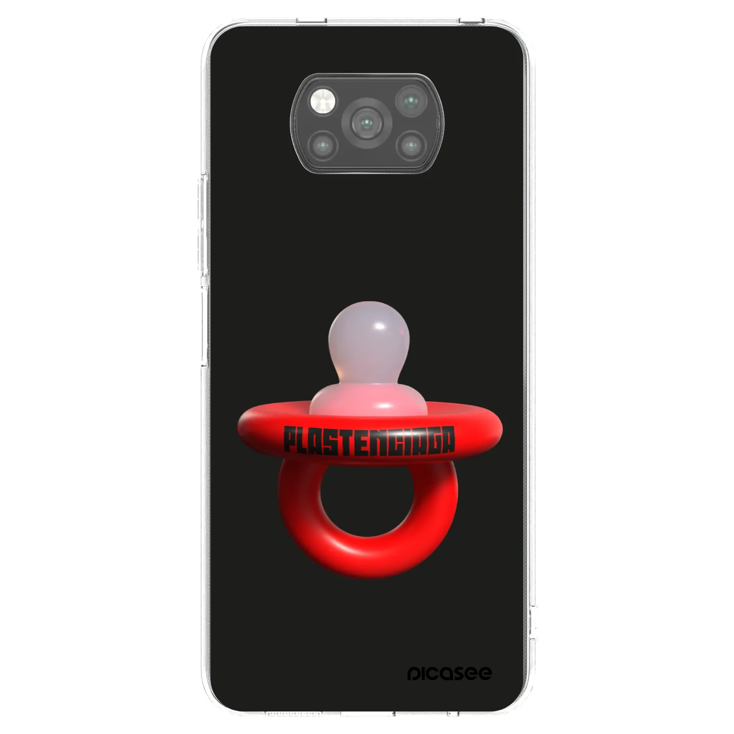 Picasee fekete szilikon tok az alábbi mobiltelefonokra Xiaomi Poco X3 Pro - Le Dudel