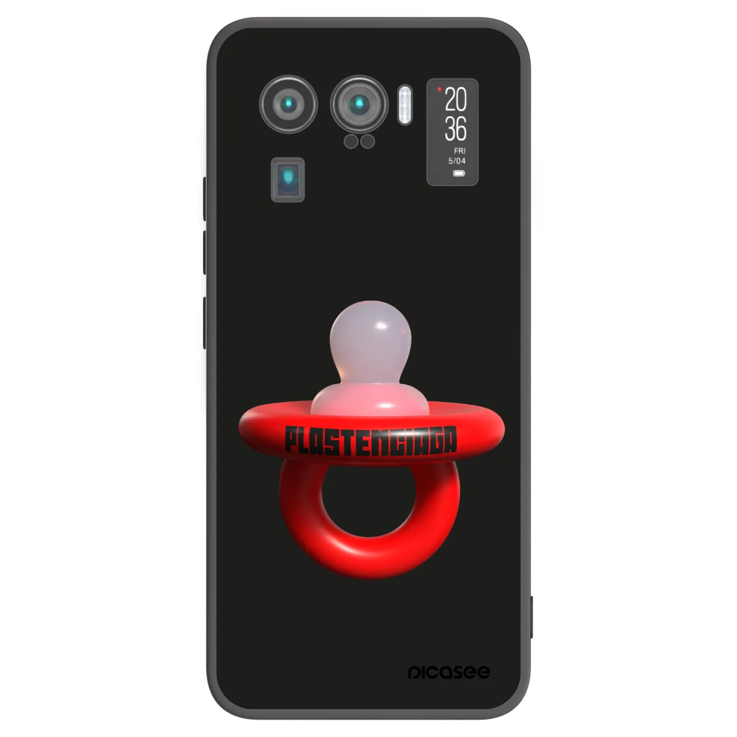 Picasee fekete szilikon tok az alábbi mobiltelefonokra Xiaomi Mi 11 Ultra - Le Dudel