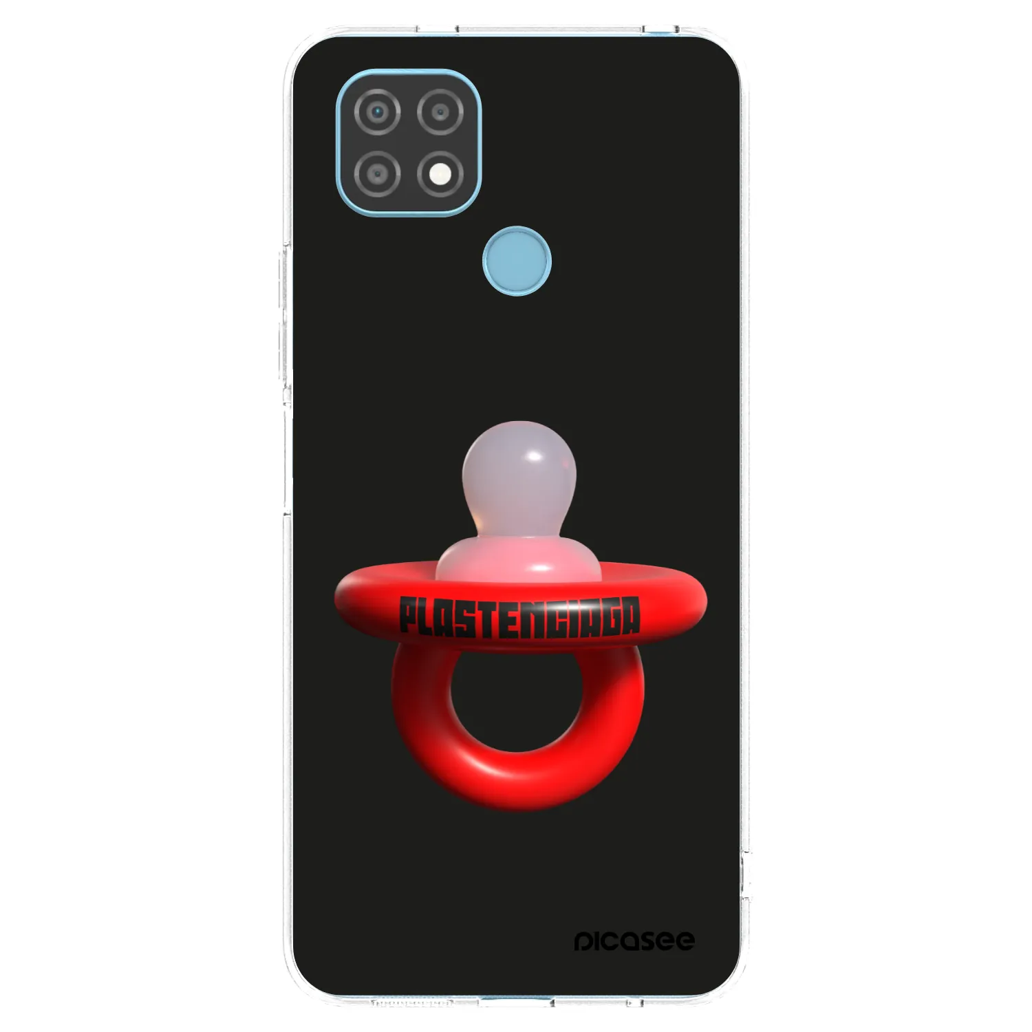 Picasee átlátszó szilikon tok az alábbi mobiltelefonokra Realme C21 - Le Dudel