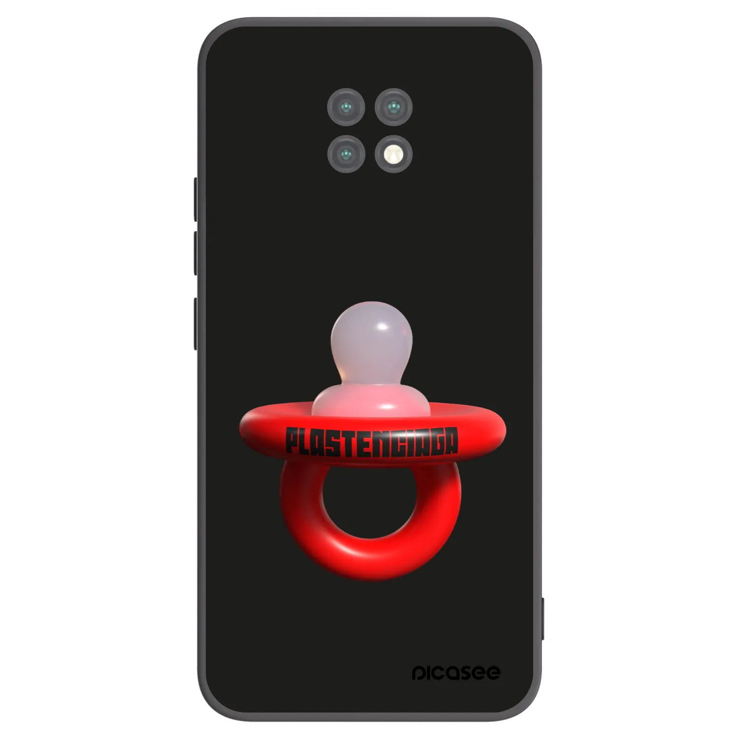 Picasee fekete szilikon tok az alábbi mobiltelefonokra Xiaomi Redmi Note 9T - Le Dudel