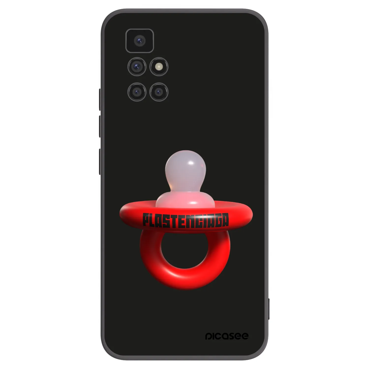 Picasee fekete szilikon tok az alábbi mobiltelefonokra Xiaomi Redmi 10 - Le Dudel