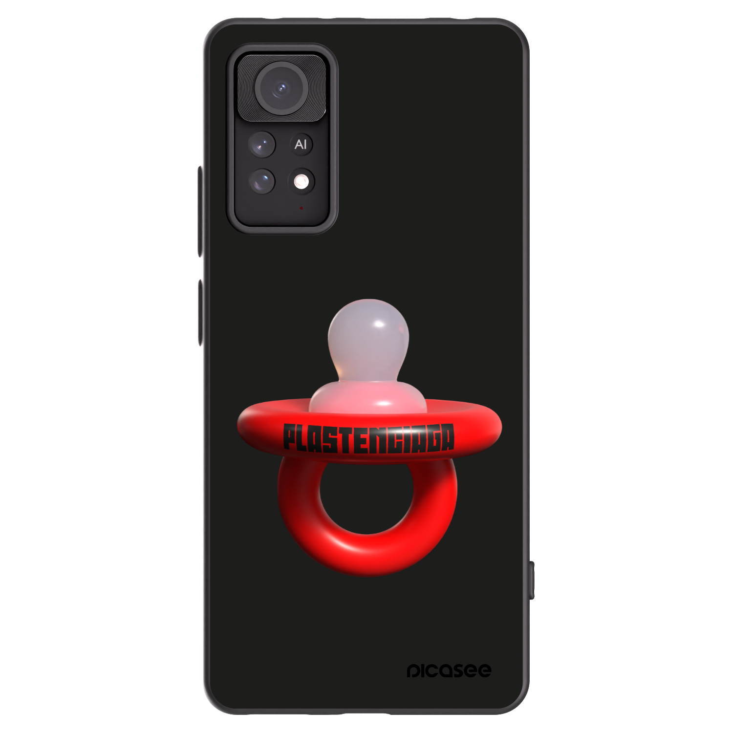 Picasee fekete szilikon tok az alábbi mobiltelefonokra Xiaomi Redmi Note 11 Pro 5G - Le Dudel