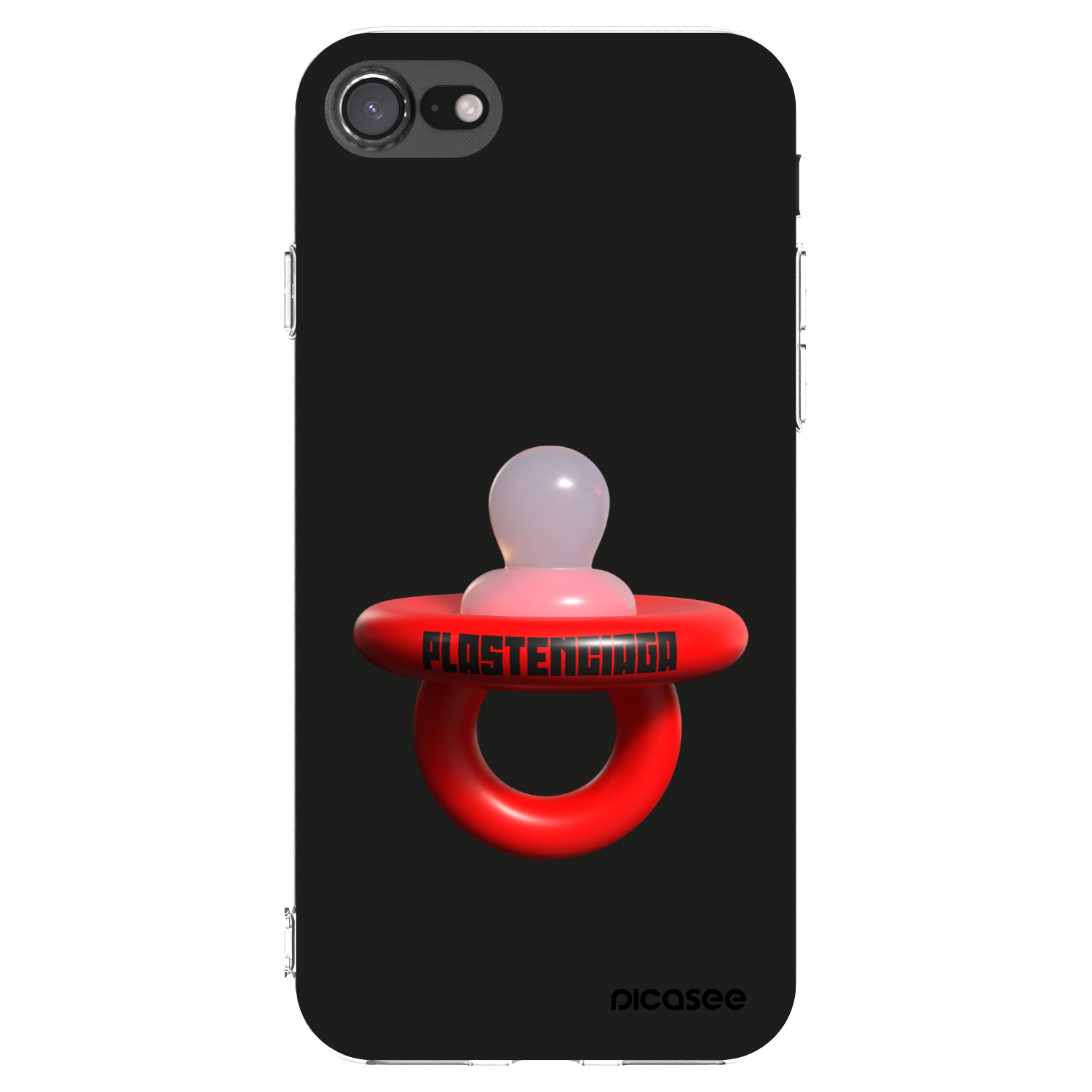 Picasee átlátszó szilikon tok az alábbi mobiltelefonokra Apple iPhone SE 2022 - Le Dudel