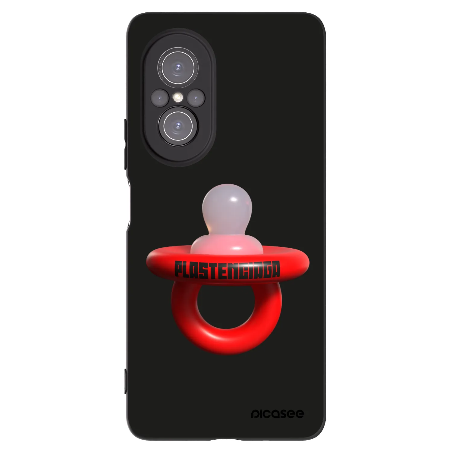 Picasee fekete szilikon tok az alábbi mobiltelefonokra Huawei Nova 9 SE - Le Dudel