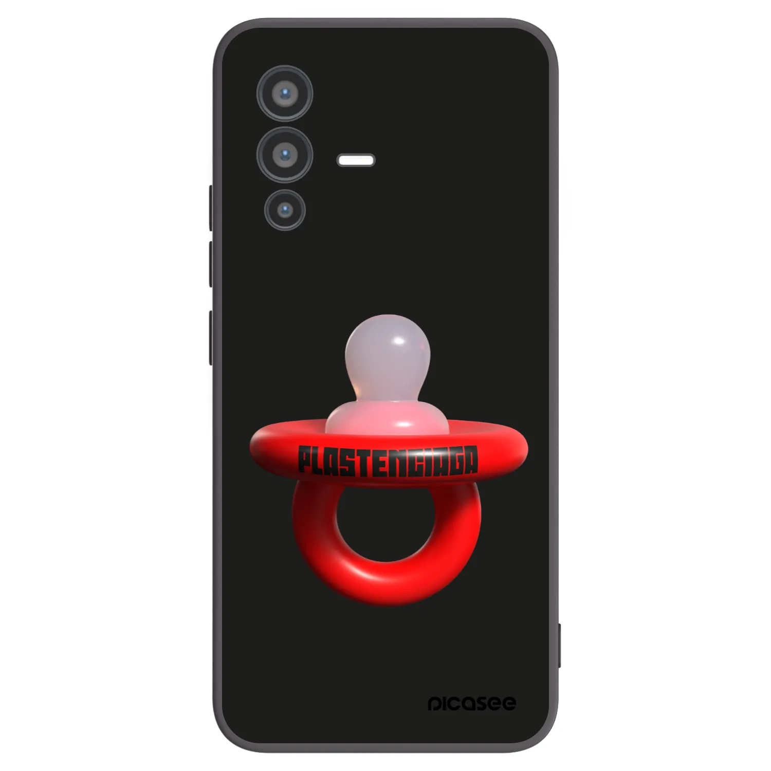 Picasee fekete szilikon tok az alábbi mobiltelefonokra Vivo V23 5G - Le Dudel