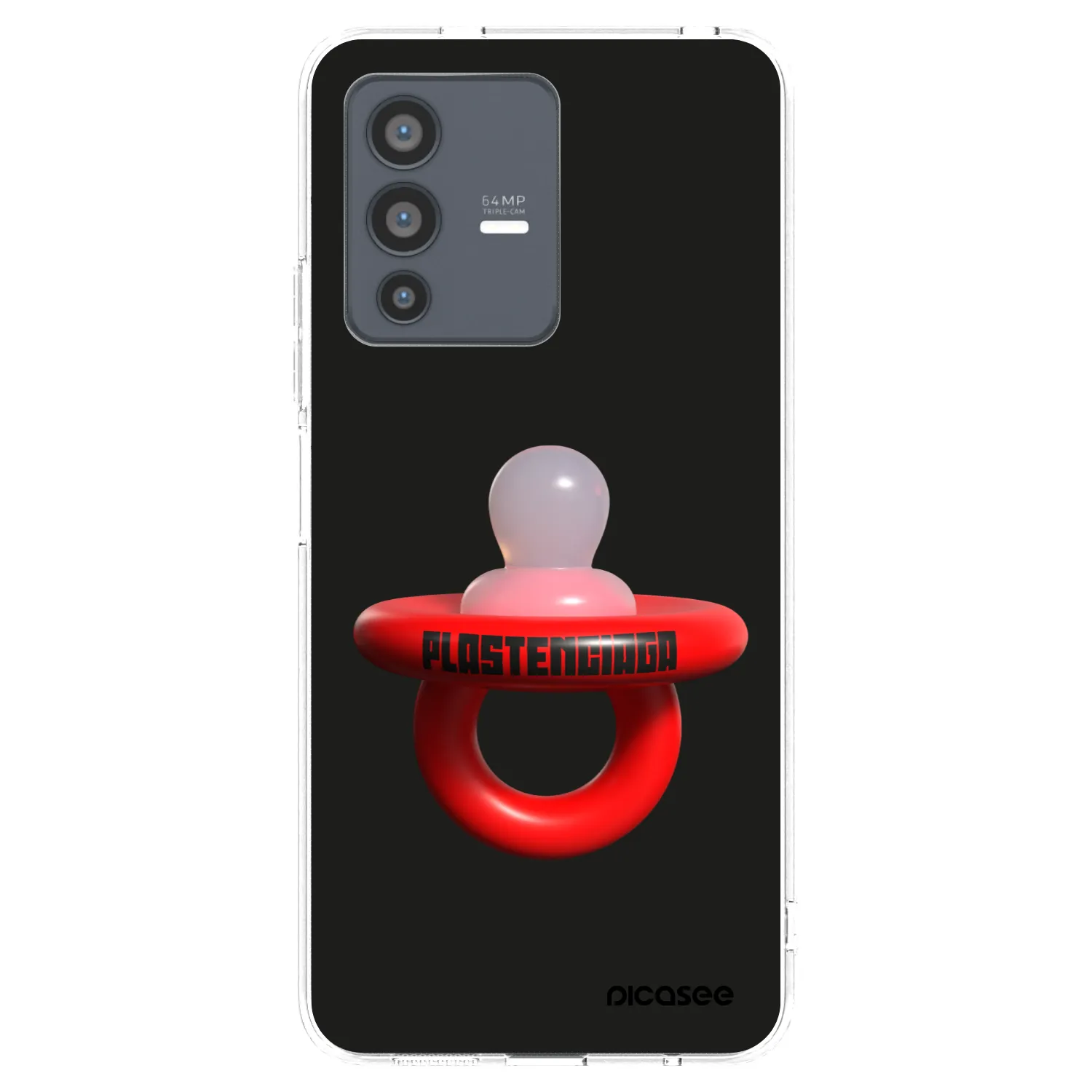 Picasee átlátszó szilikon tok az alábbi mobiltelefonokra Vivo V23 5G - Le Dudel