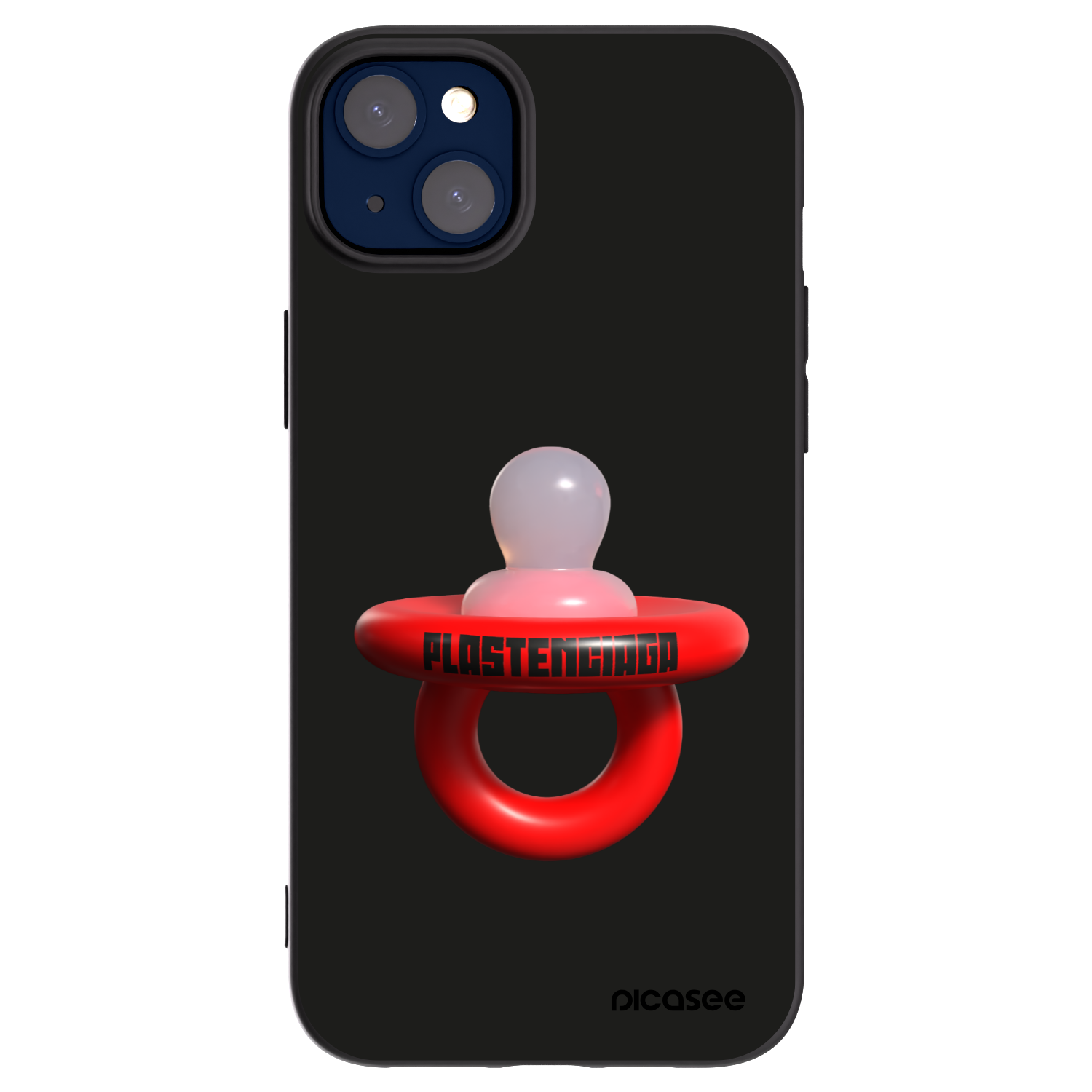 Picasee fekete szilikon tok az alábbi mobiltelefonokra Apple iPhone 14 Plus - Le Dudel