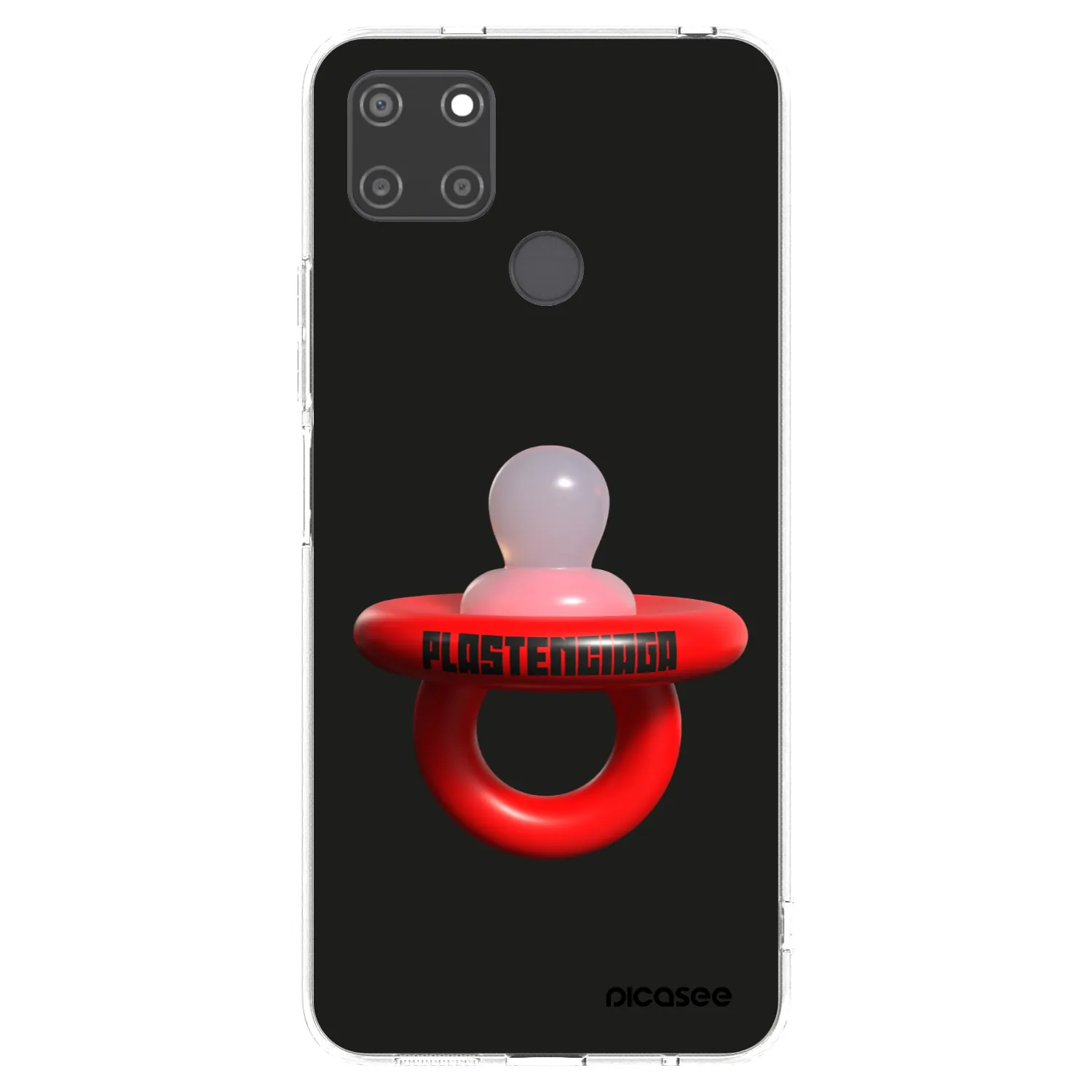 Picasee átlátszó szilikon tok az alábbi mobiltelefonokra Realme C21Y - Le Dudel