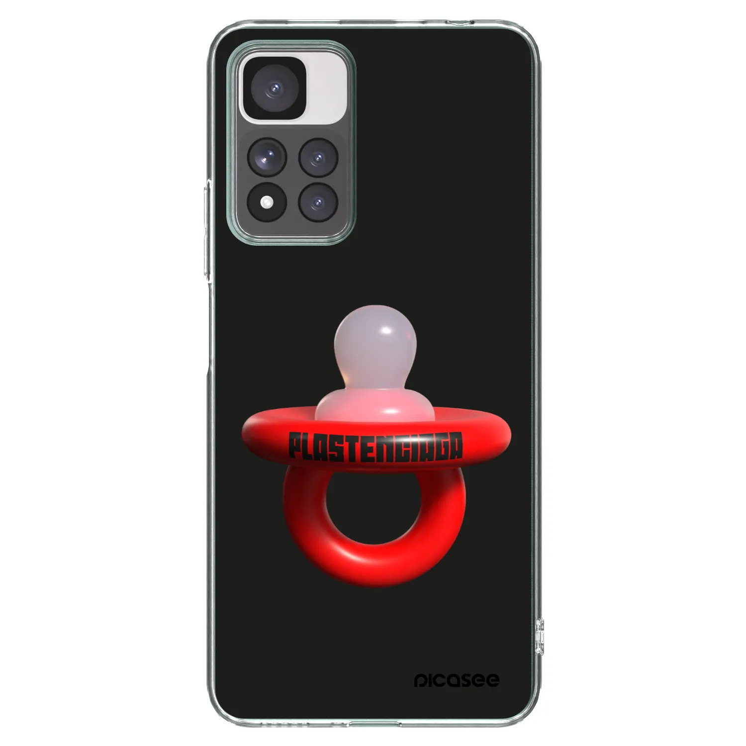 Picasee átlátszó szilikon tok az alábbi mobiltelefonokra Xiaomi Redmi Note 11 Pro+ 5G - Le Dudel