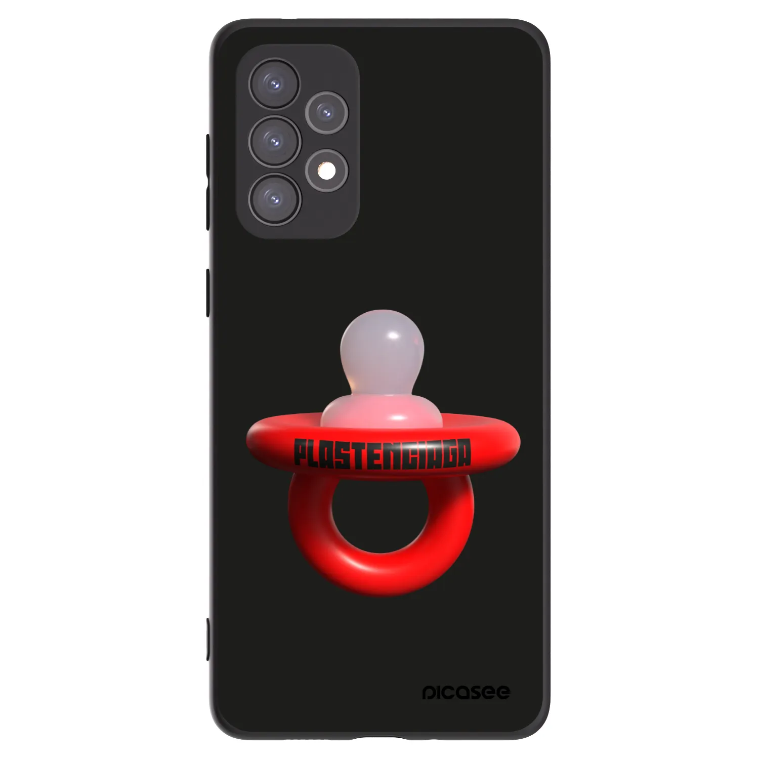 Picasee fekete szilikon tok az alábbi mobiltelefonokra Samsung Galaxy A73 5G - Le Dudel