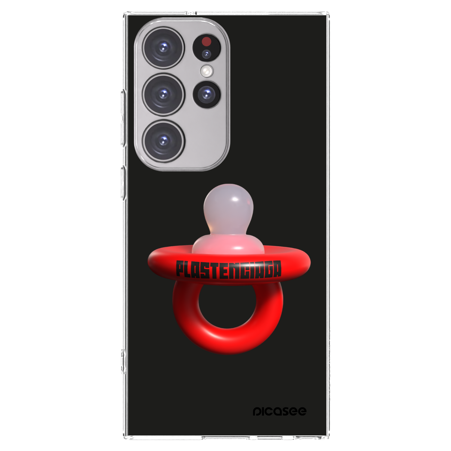 Picasee átlátszó szilikon tok az alábbi mobiltelefonokra Samsung Galaxy S23 Ultra 5G - Le Dudel