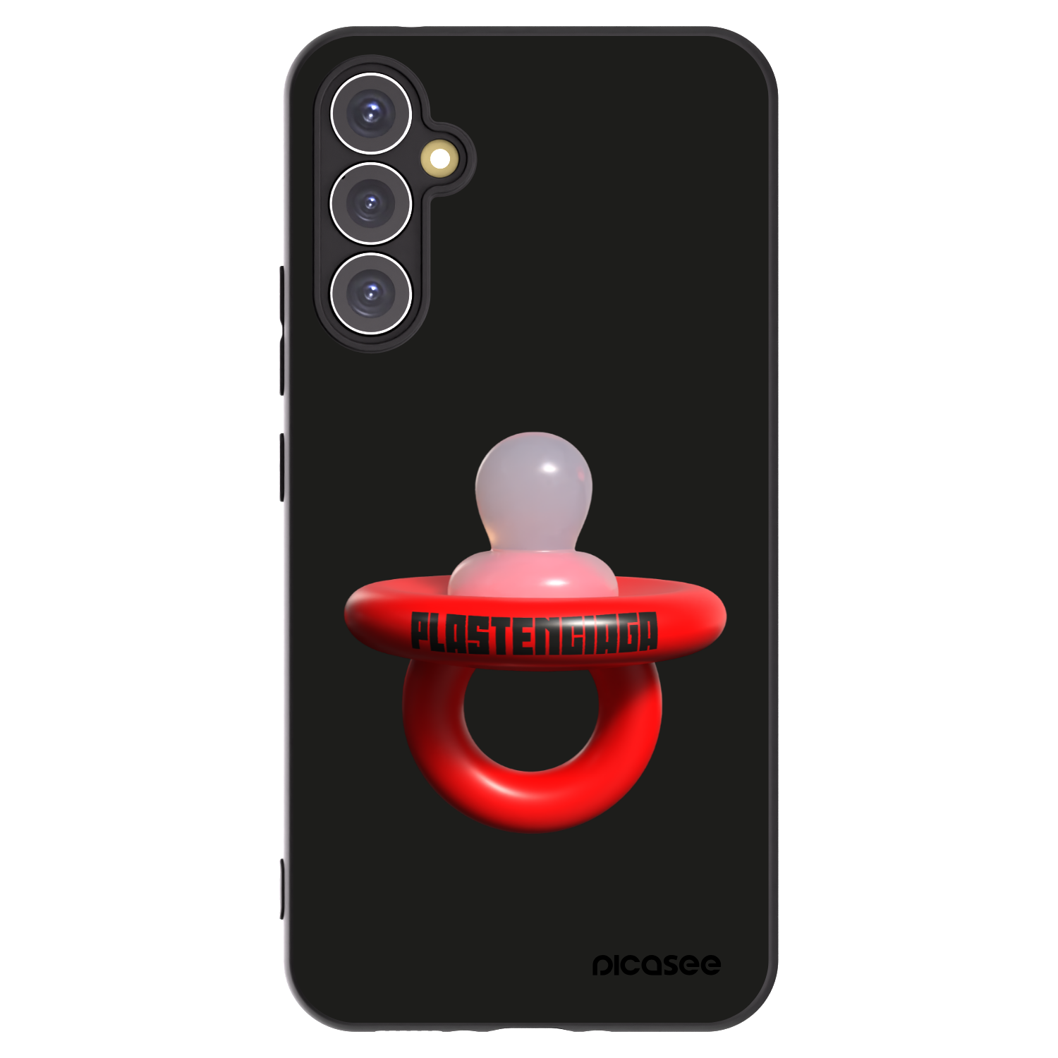Picasee fekete szilikon tok az alábbi mobiltelefonokra Samsung Galaxy A34 5G A346B - Le Dudel