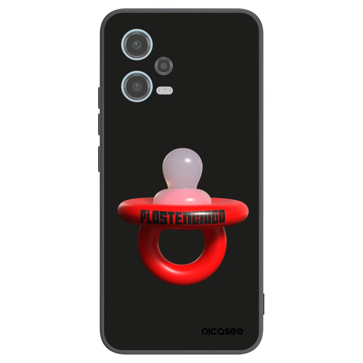 Picasee fekete szilikon tok az alábbi mobiltelefonokra Xiaomi Redmi Note 12 5G - Le Dudel
