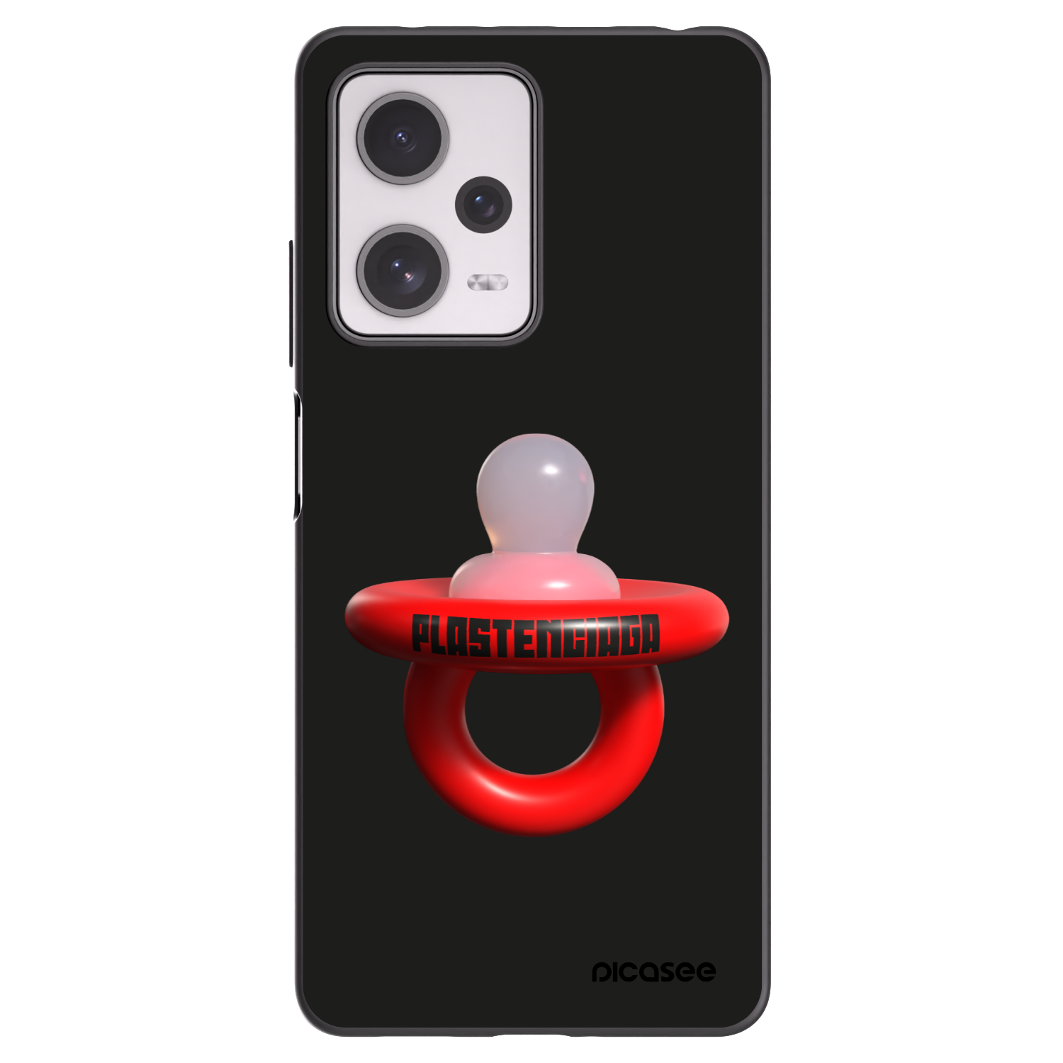Picasee fekete szilikon tok az alábbi mobiltelefonokra Xiaomi Redmi Note 12 Pro+ 5G - Le Dudel