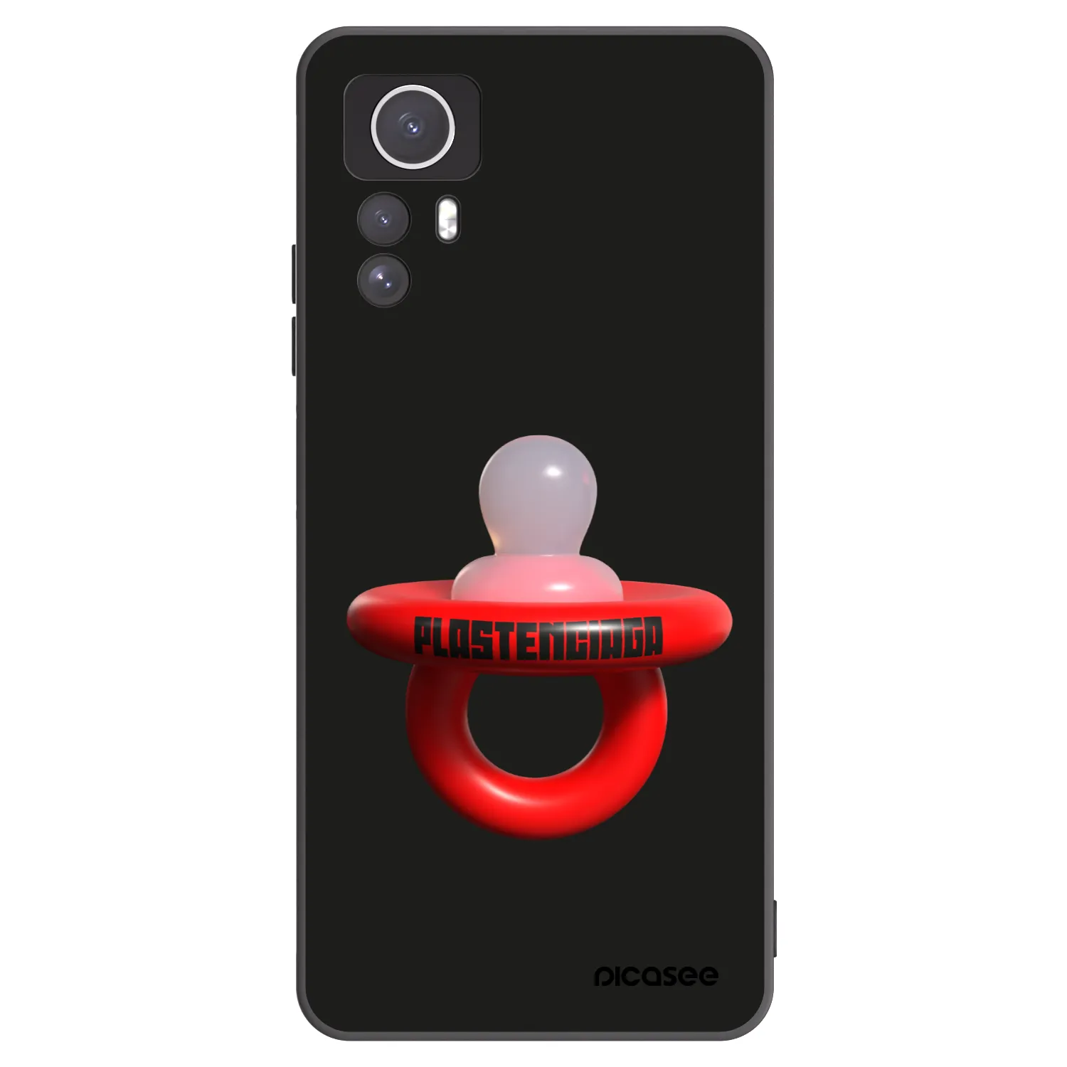 Picasee fekete szilikon tok az alábbi mobiltelefonokra Xiaomi Redmi Note 12S - Le Dudel