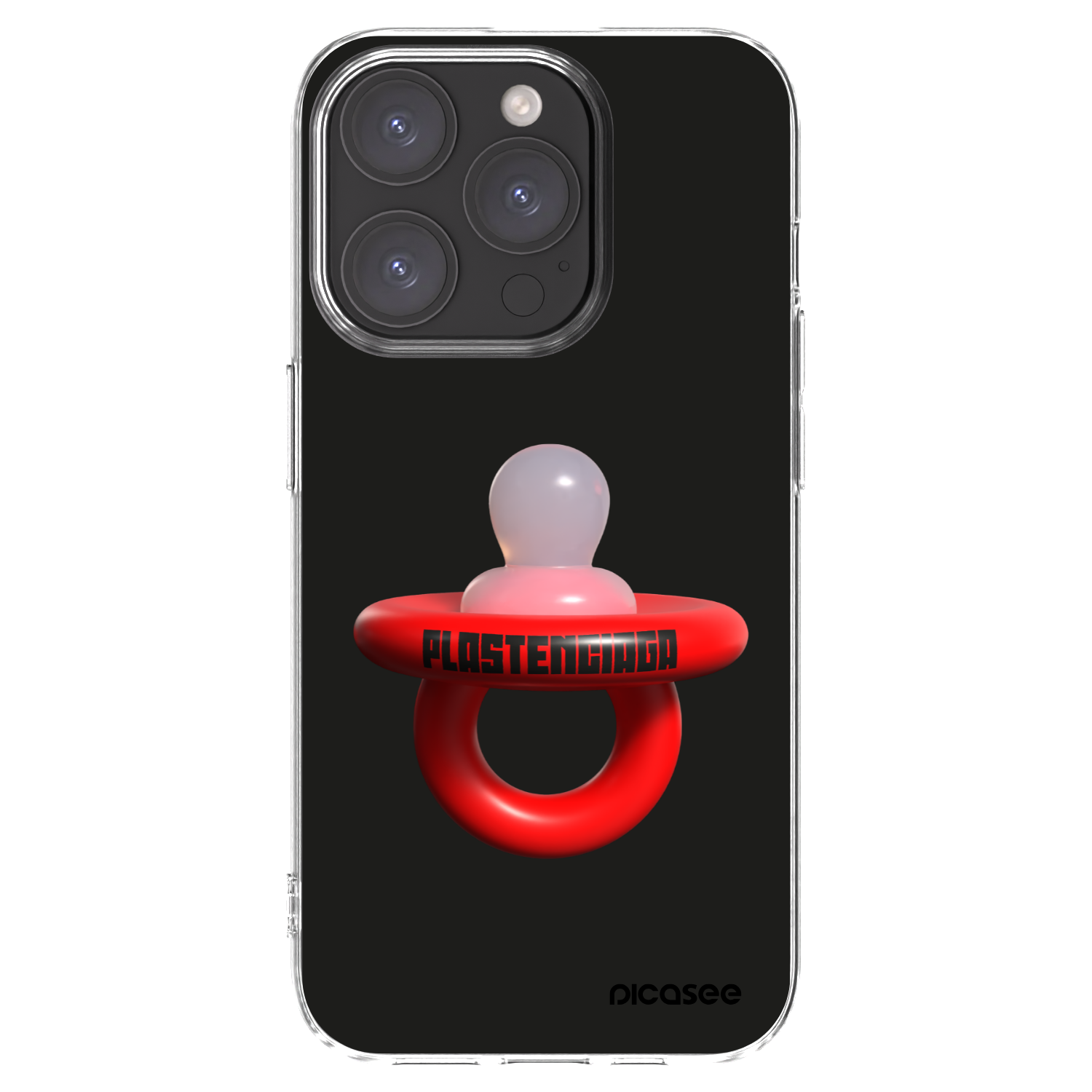 Picasee átlátszó szilikon tok az alábbi mobiltelefonokra Apple iPhone 15 Pro - Le Dudel