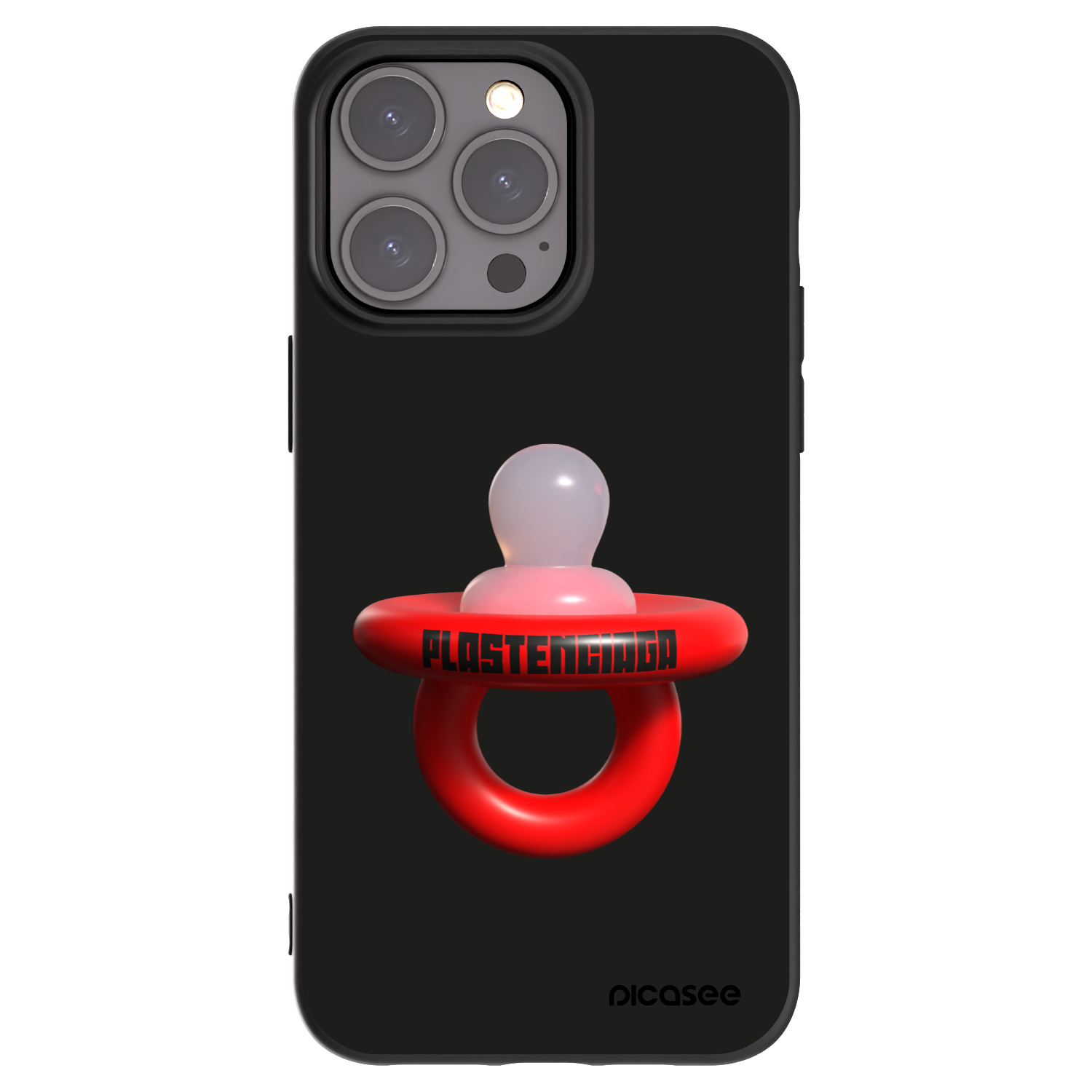 Picasee fekete szilikon tok az alábbi mobiltelefonokra Apple iPhone 15 Pro Max - Le Dudel