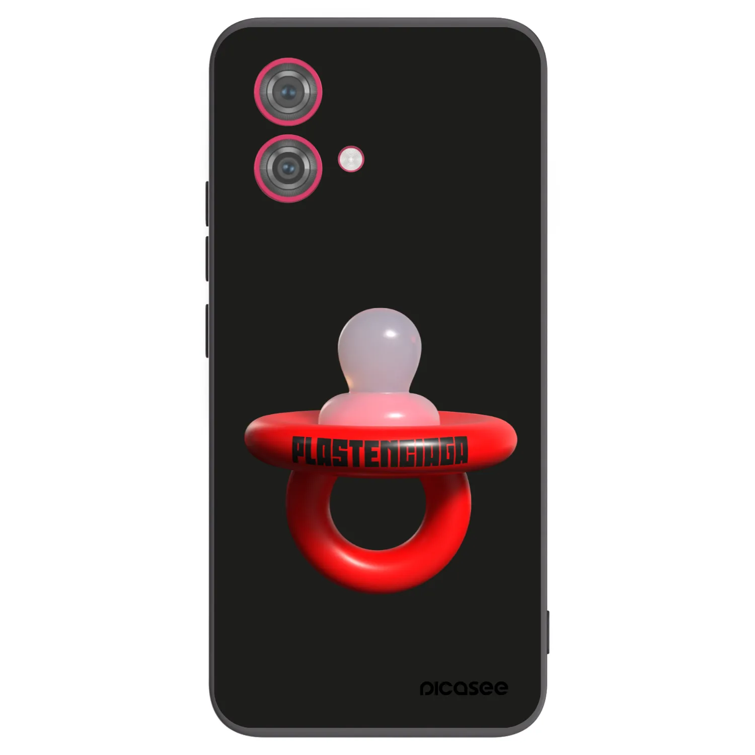 Picasee fekete szilikon tok az alábbi mobiltelefonokra Motorola Moto G84 5G - Le Dudel