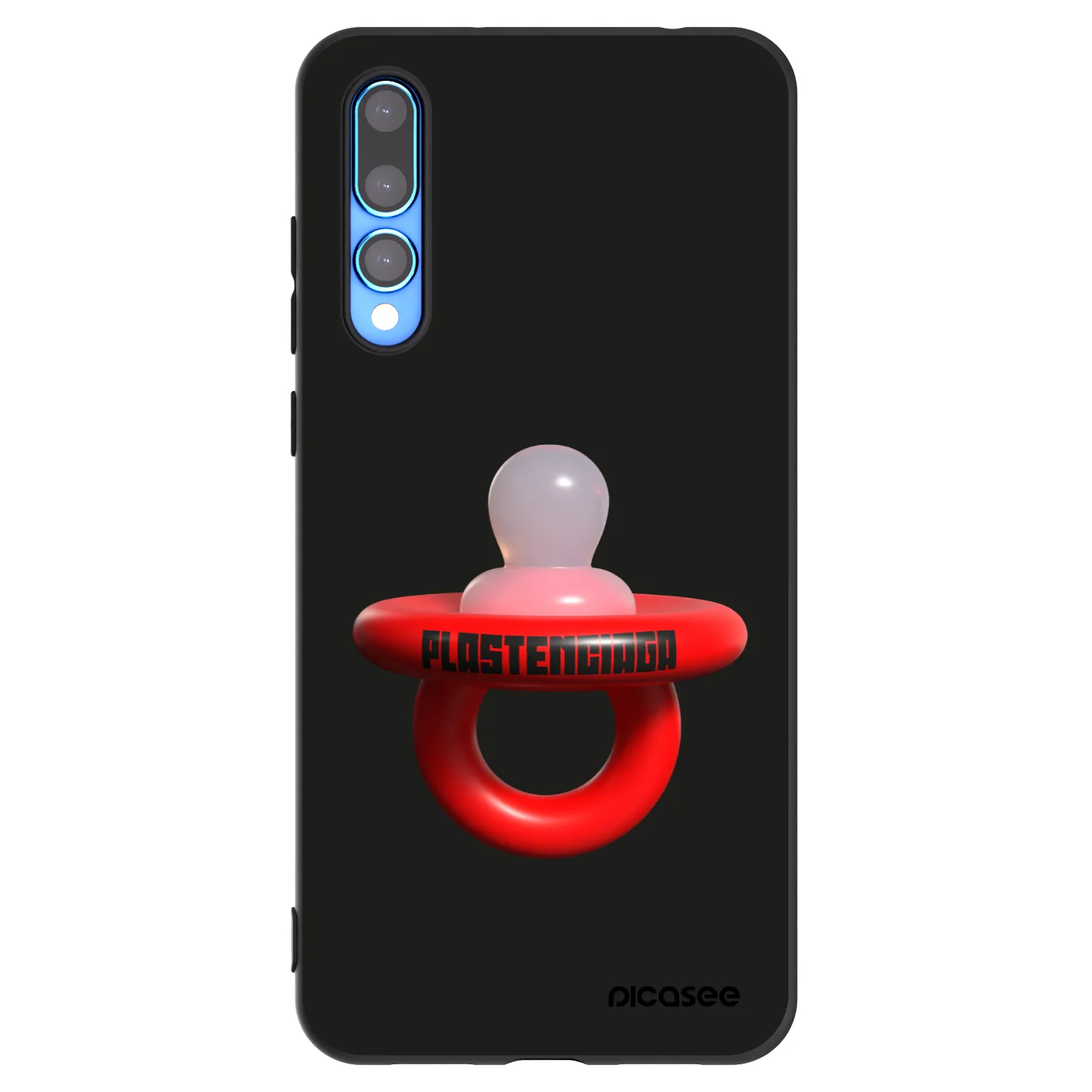 Picasee fekete szilikon tok az alábbi mobiltelefonokra Huawei P20 Pro - Le Dudel