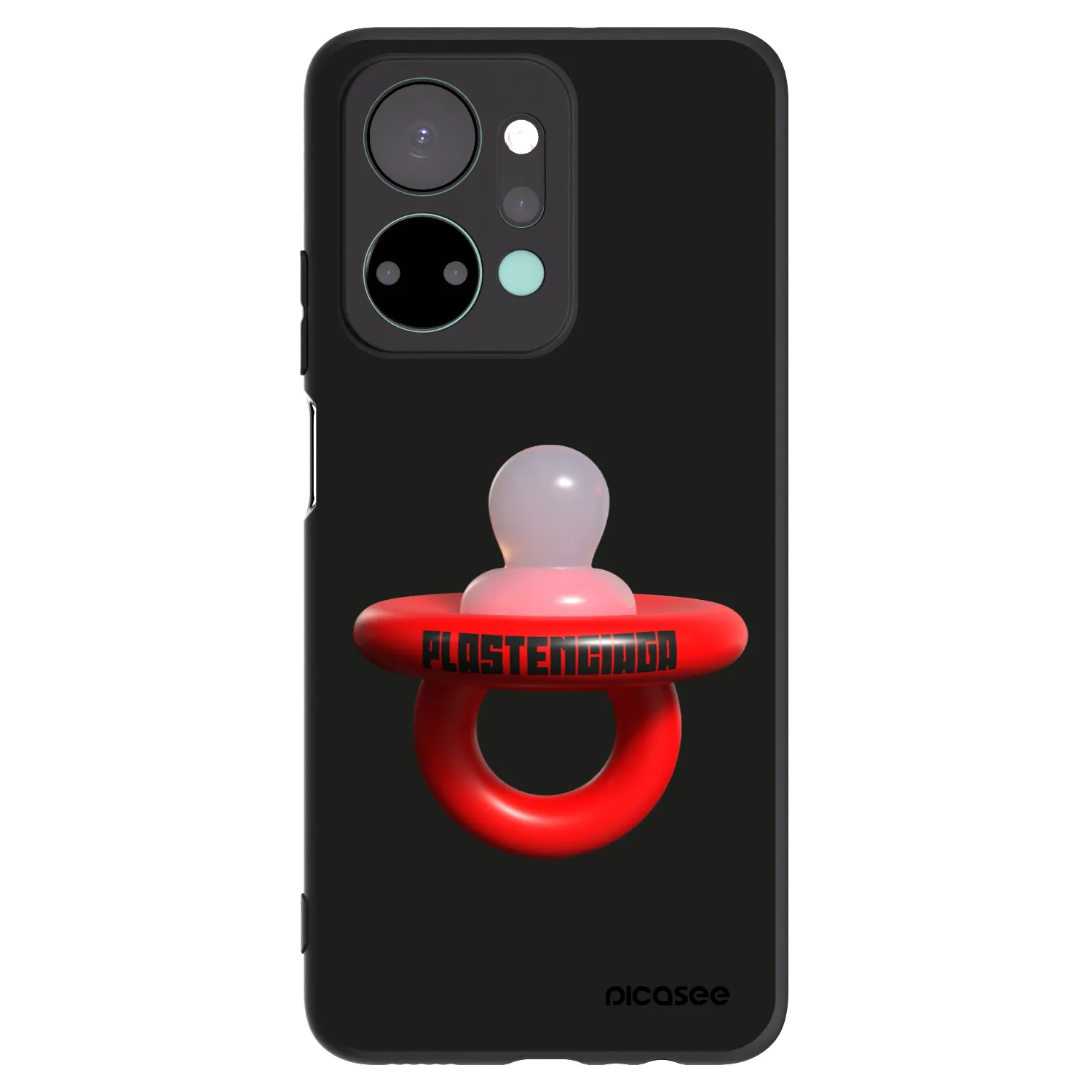 Picasee fekete szilikon tok az alábbi mobiltelefonokra Honor X7a - Le Dudel