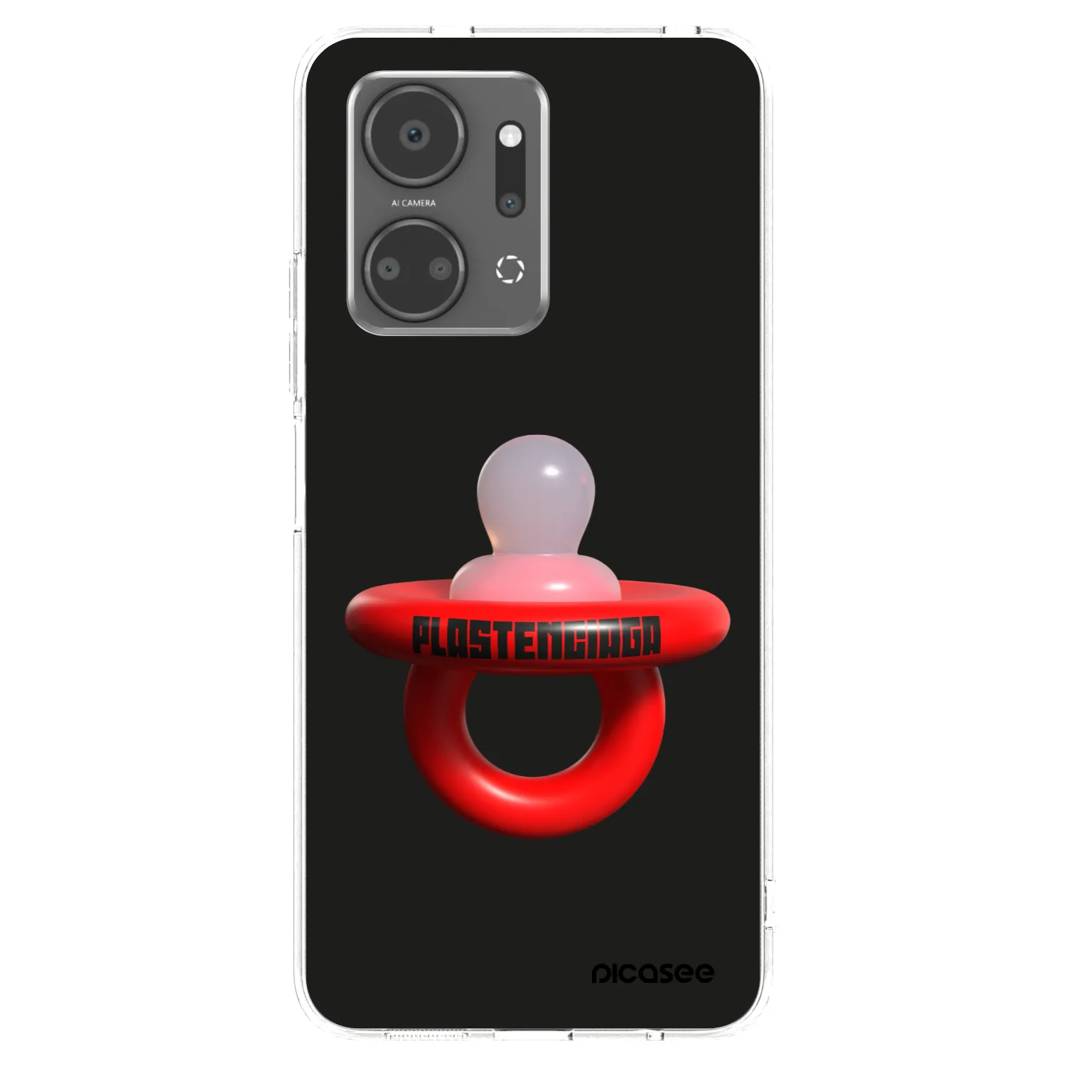 Picasee átlátszó szilikon tok az alábbi mobiltelefonokra Honor X7a - Le Dudel