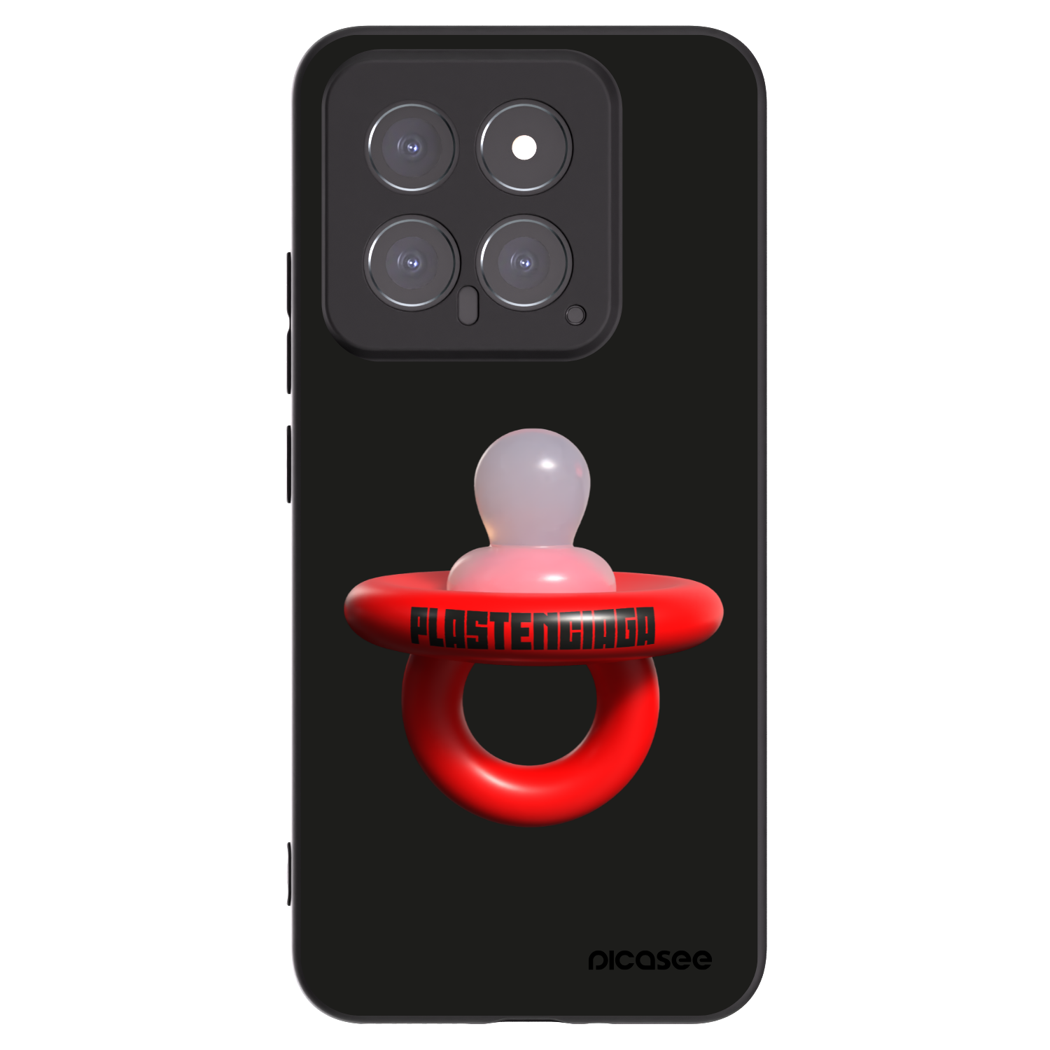 Picasee fekete szilikon tok az alábbi mobiltelefonokra Xiaomi 14 - Le Dudel