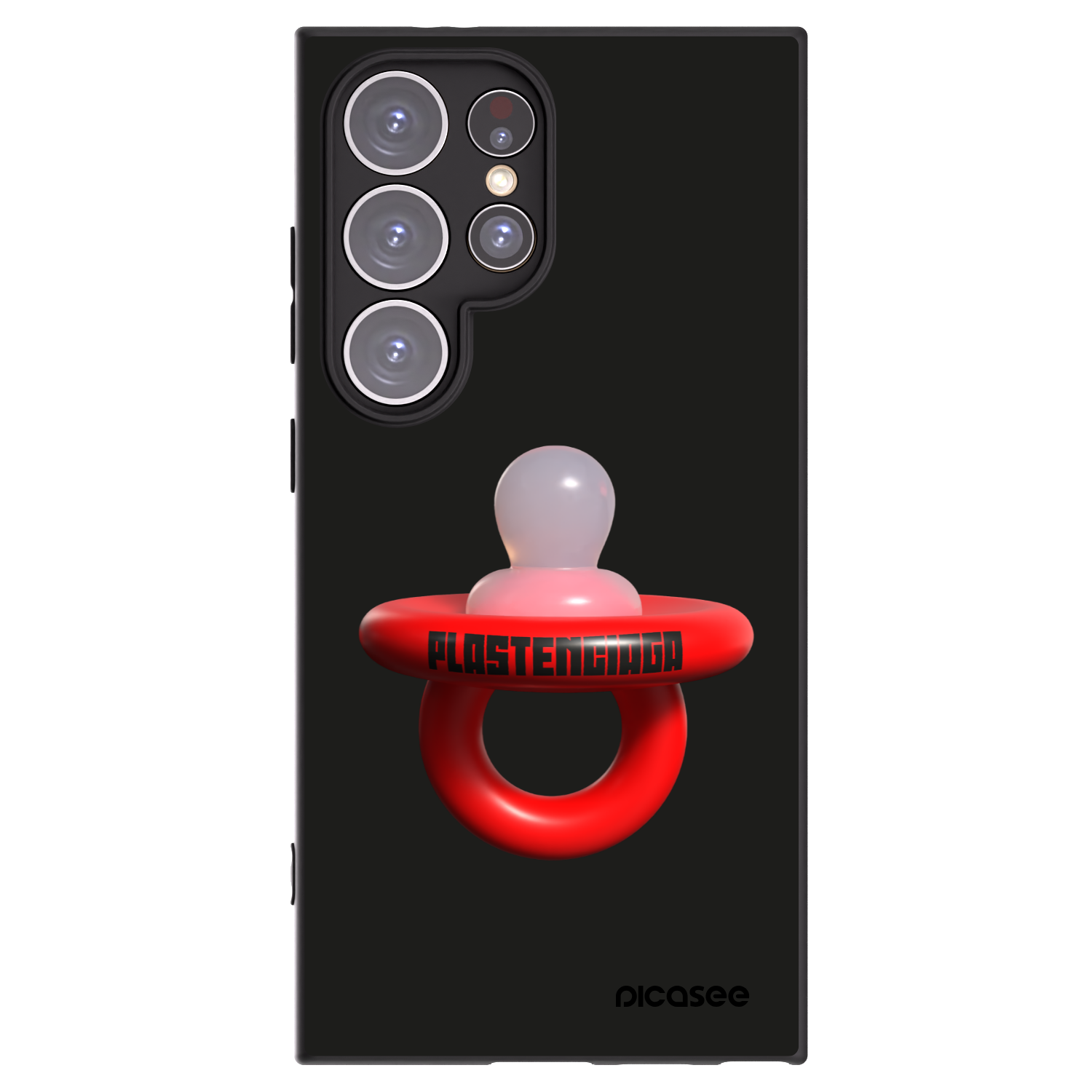 Picasee fekete szilikon tok az alábbi mobiltelefonokra Samsung Galaxy S24 Ultra S928B 5G - Le Dudel