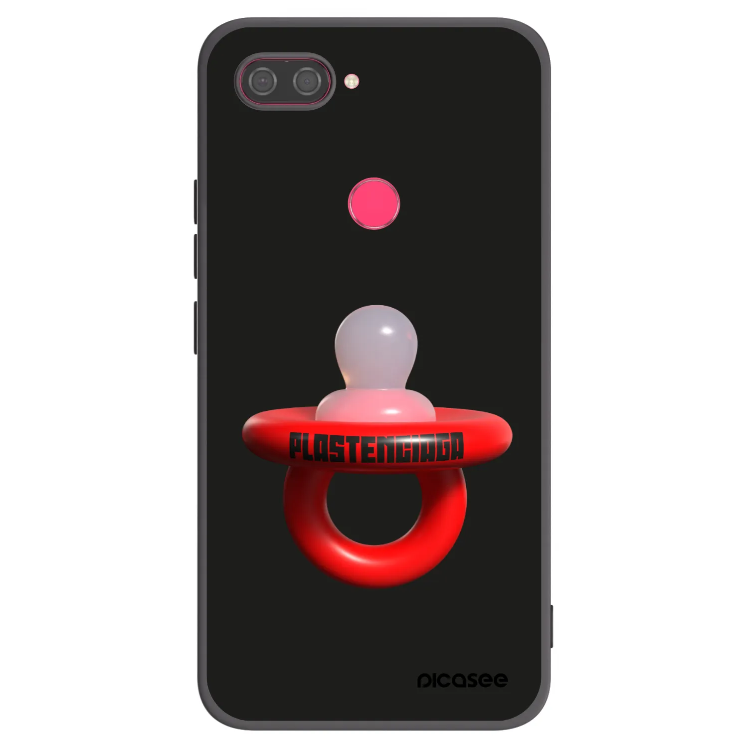 Picasee fekete szilikon tok az alábbi mobiltelefonokra Xiaomi Mi 8 Lite - Le Dudel