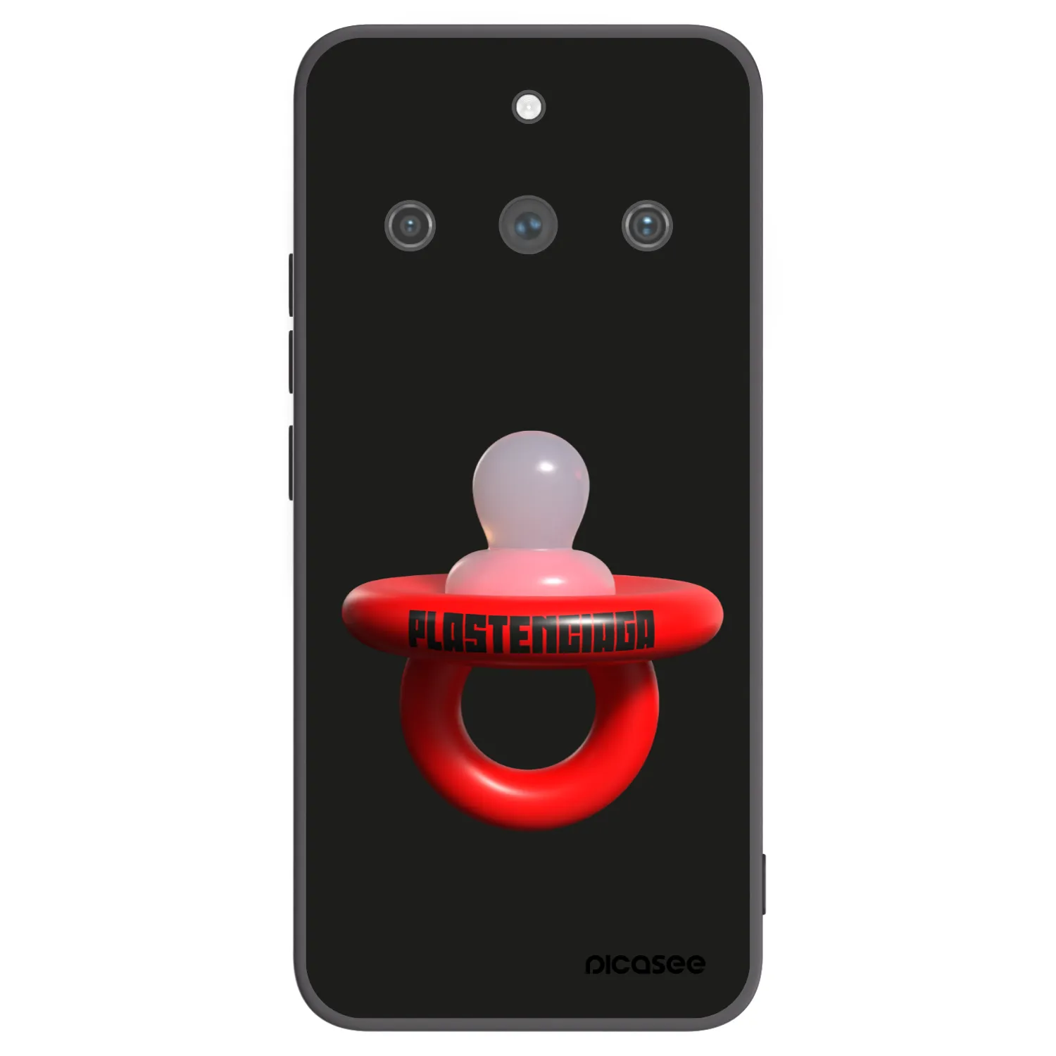 Picasee fekete szilikon tok az alábbi mobiltelefonokra Realme 11 Pro+ - Le Dudel