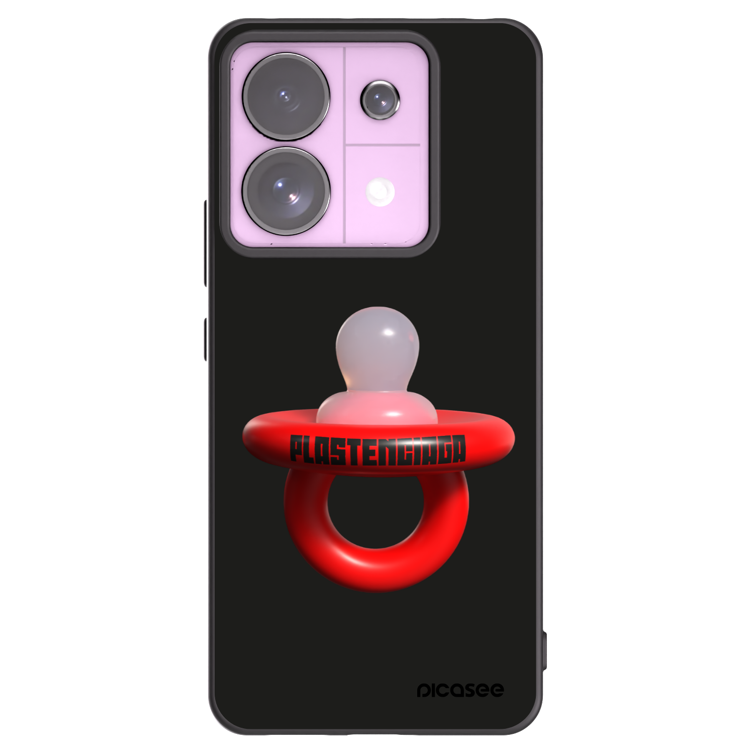 Picasee fekete szilikon tok az alábbi mobiltelefonokra Xiaomi Redmi Note 13 Pro 5G - Le Dudel