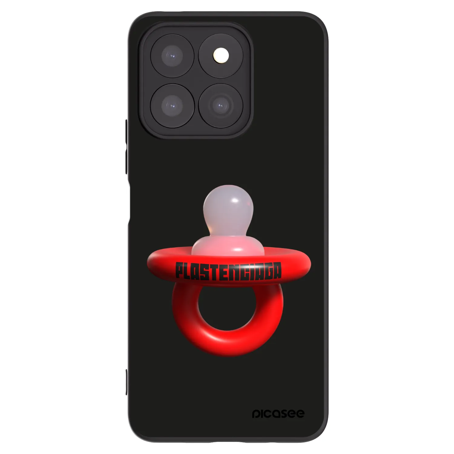 Picasee fekete szilikon tok az alábbi mobiltelefonokra Honor X8b - Le Dudel